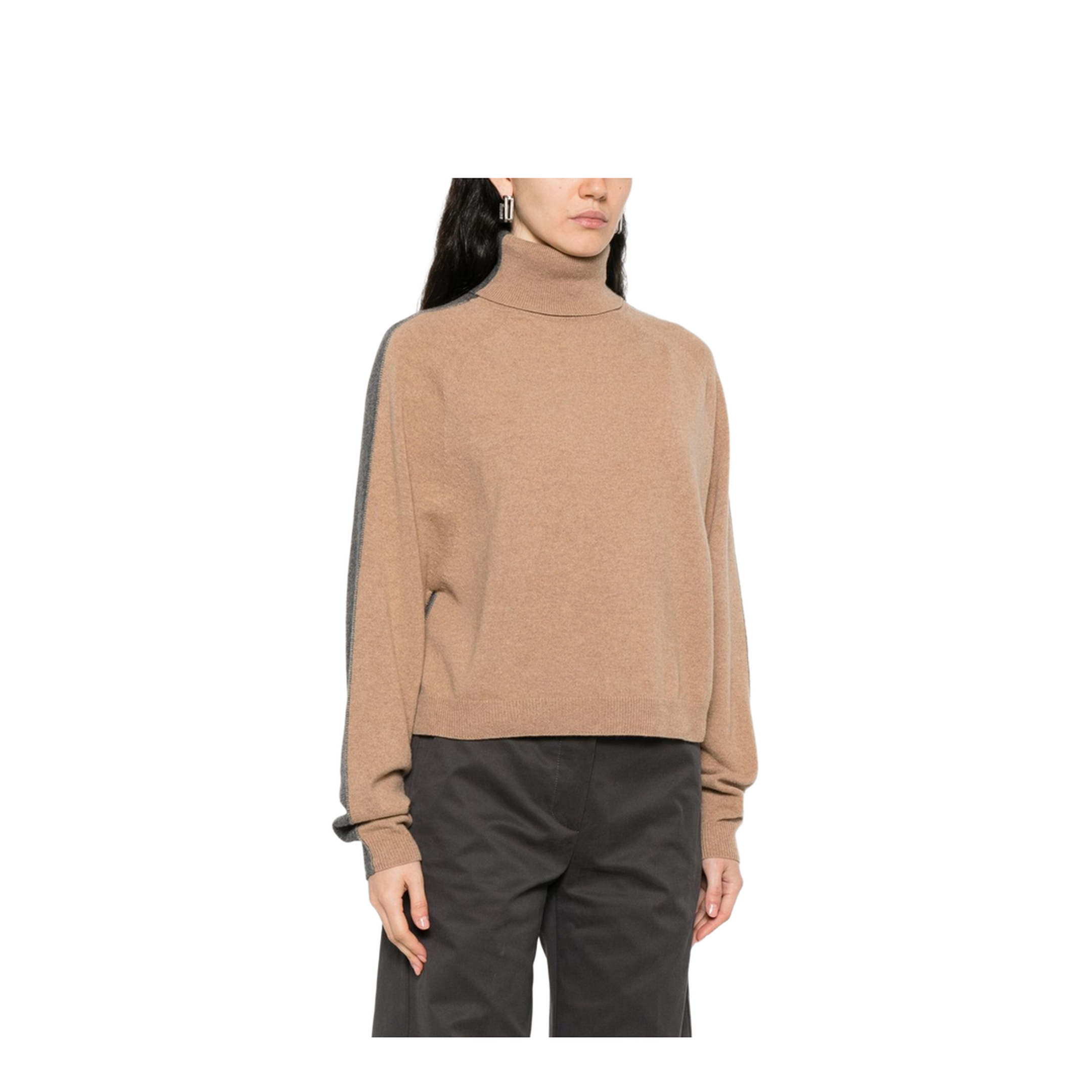 Emeraude Wool And Cashmere Jumper - Beige