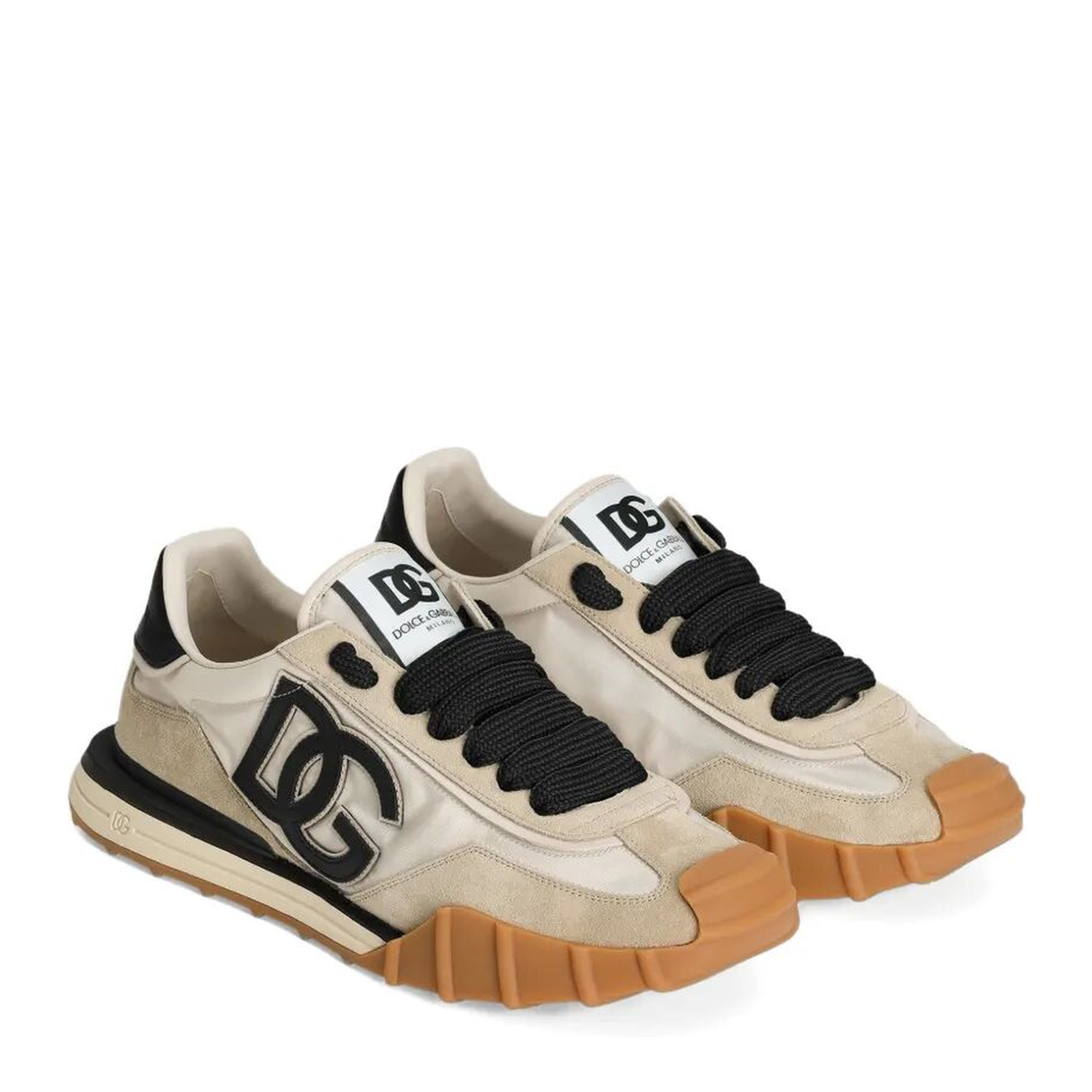 MAYFEYR - Dolce & Gabbana - Nylon And Suede Athletic Sneakers - CS2384AZ862