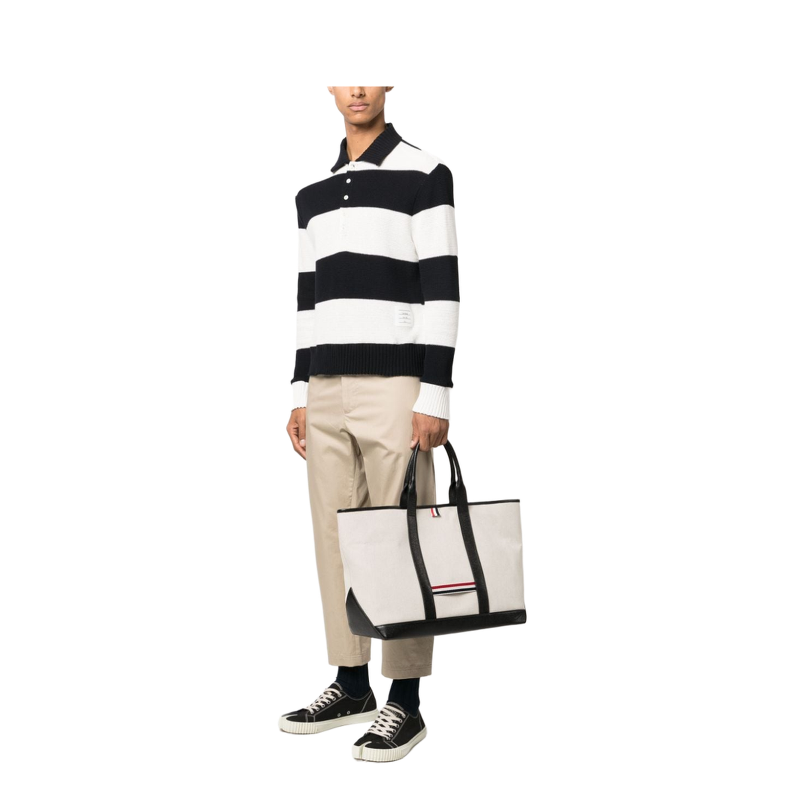 Medium RWB Stripe Tote Bag