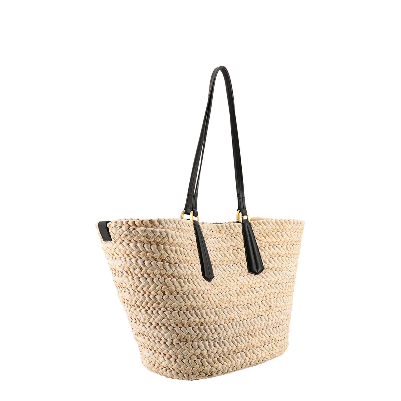Woven Shoulder Bag with Patchwork Design