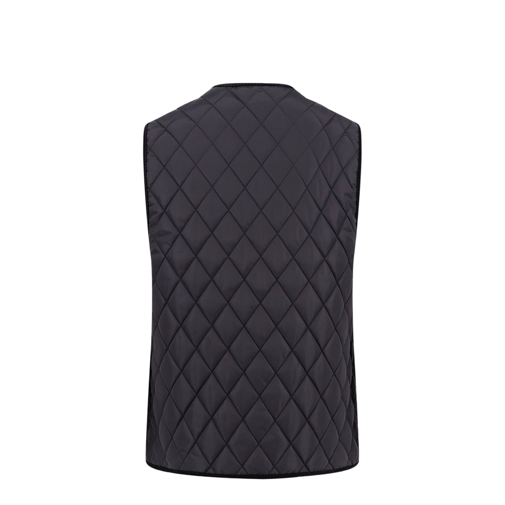 Quilted Vest with Black Diamond Quilting
