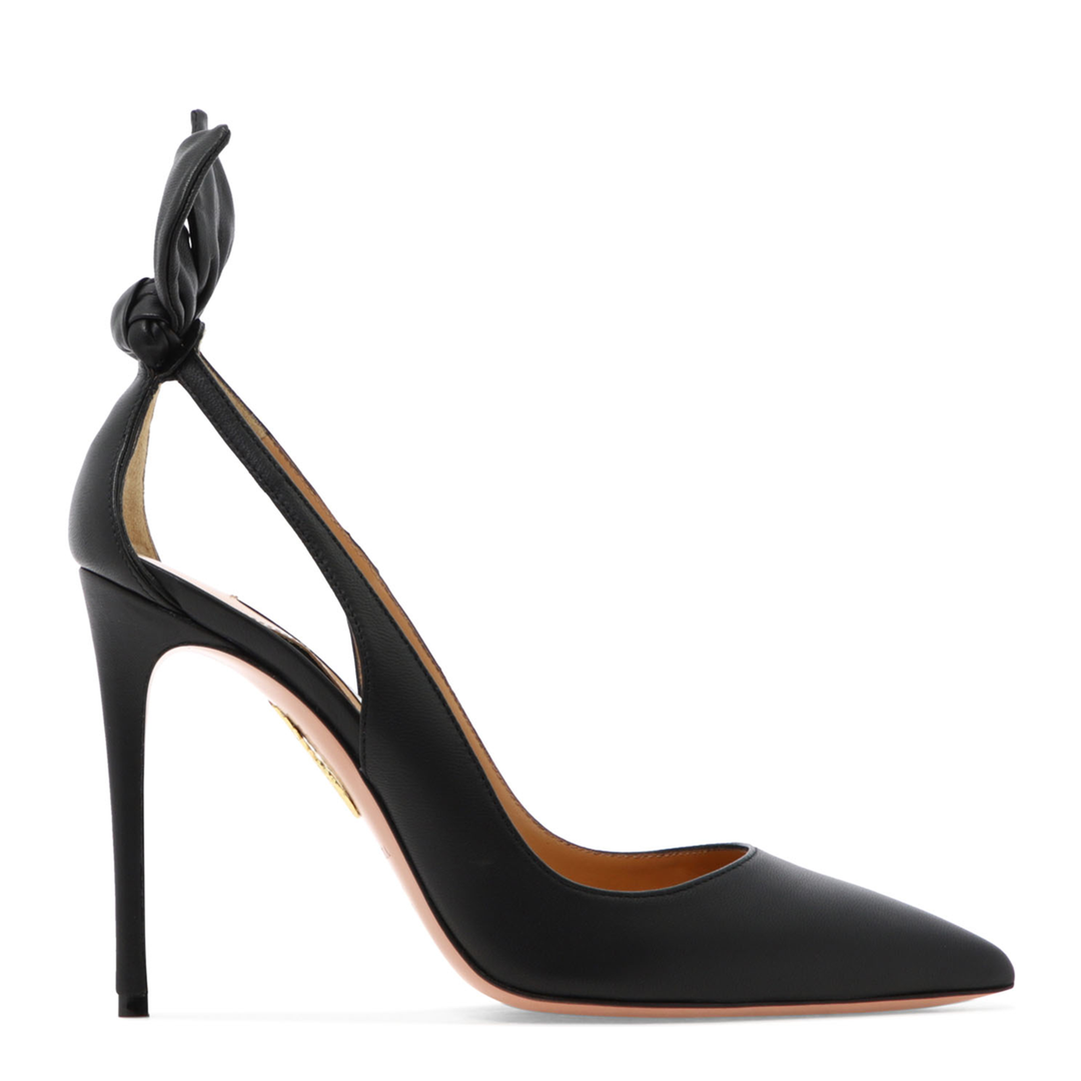 MAYFEYR - Aquazzura - Bow Tie Pump 105 Mm - DENHIGP0NAP000