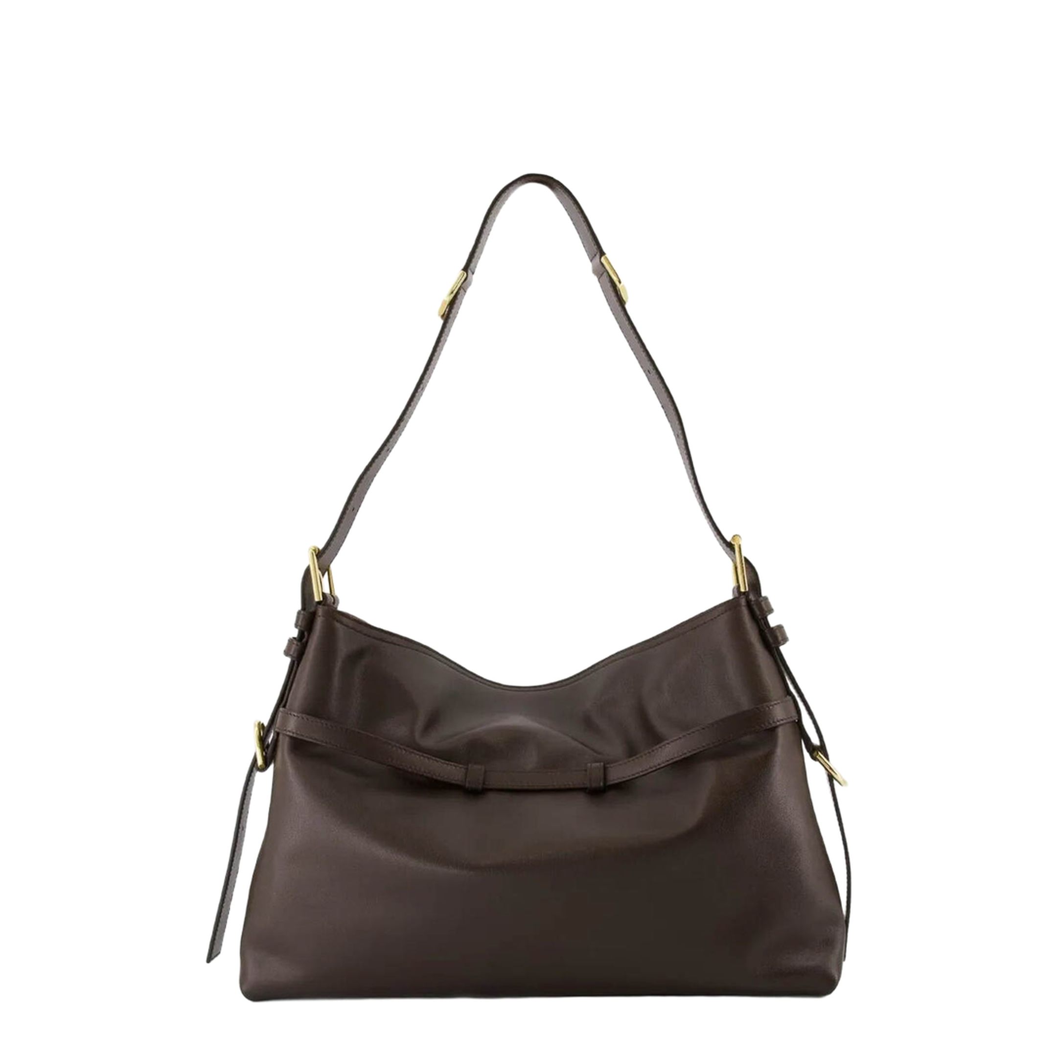 Medium Voyou Bag in Shiny Leather