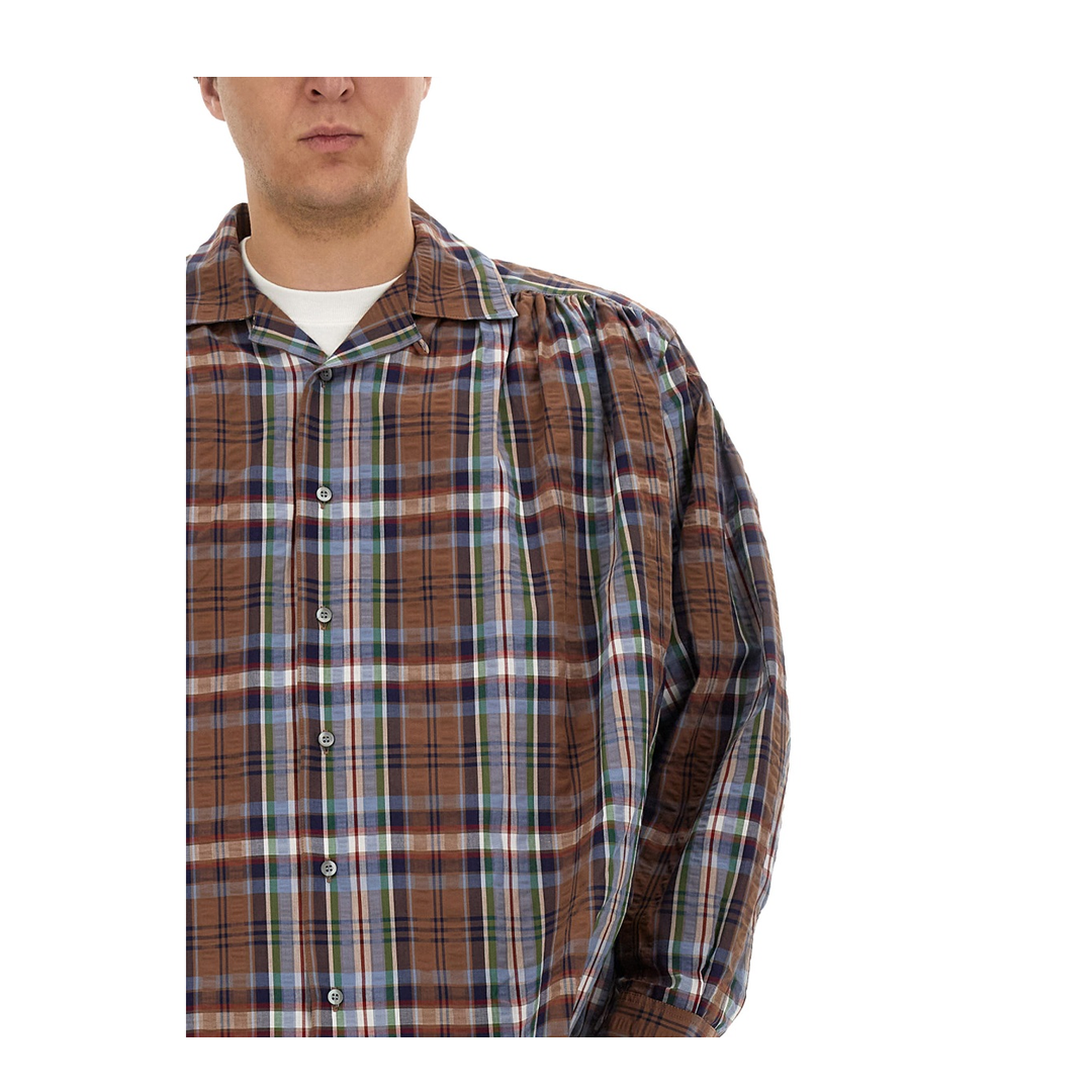 MAYFEYR - AïE - Seersucker Cotton Shirt - OT726ABLUE