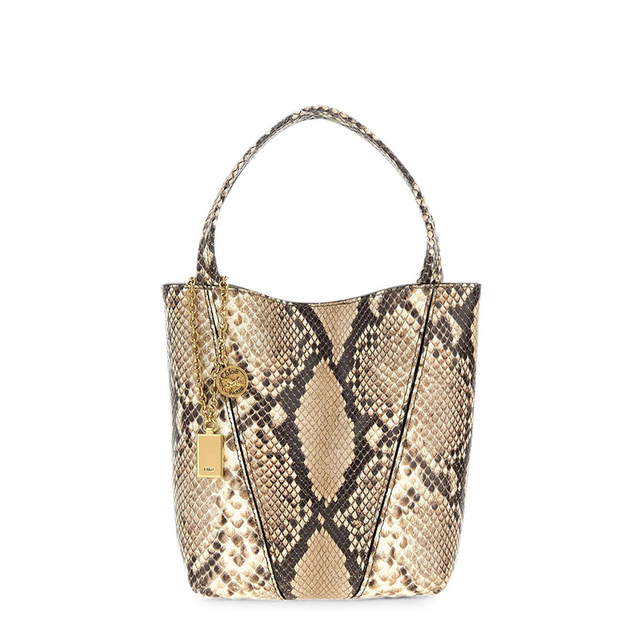 MAYFEYR - Chloè - Small Spin Tote Bag In Python-Effect Leather - CH26AS812S76