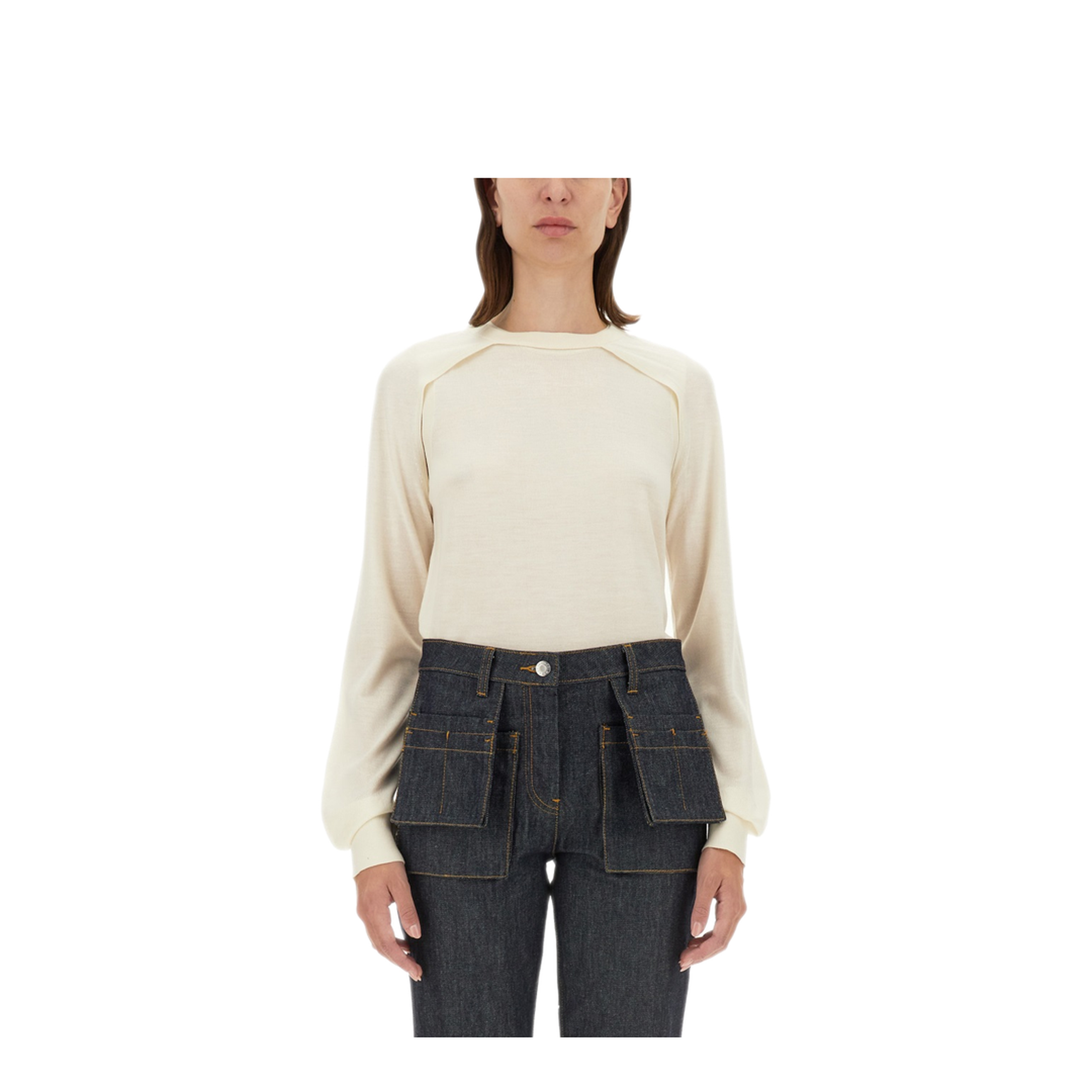 MAYFEYR - HELMUT LANG - Wool Jersey Sweater - O04HW707C05