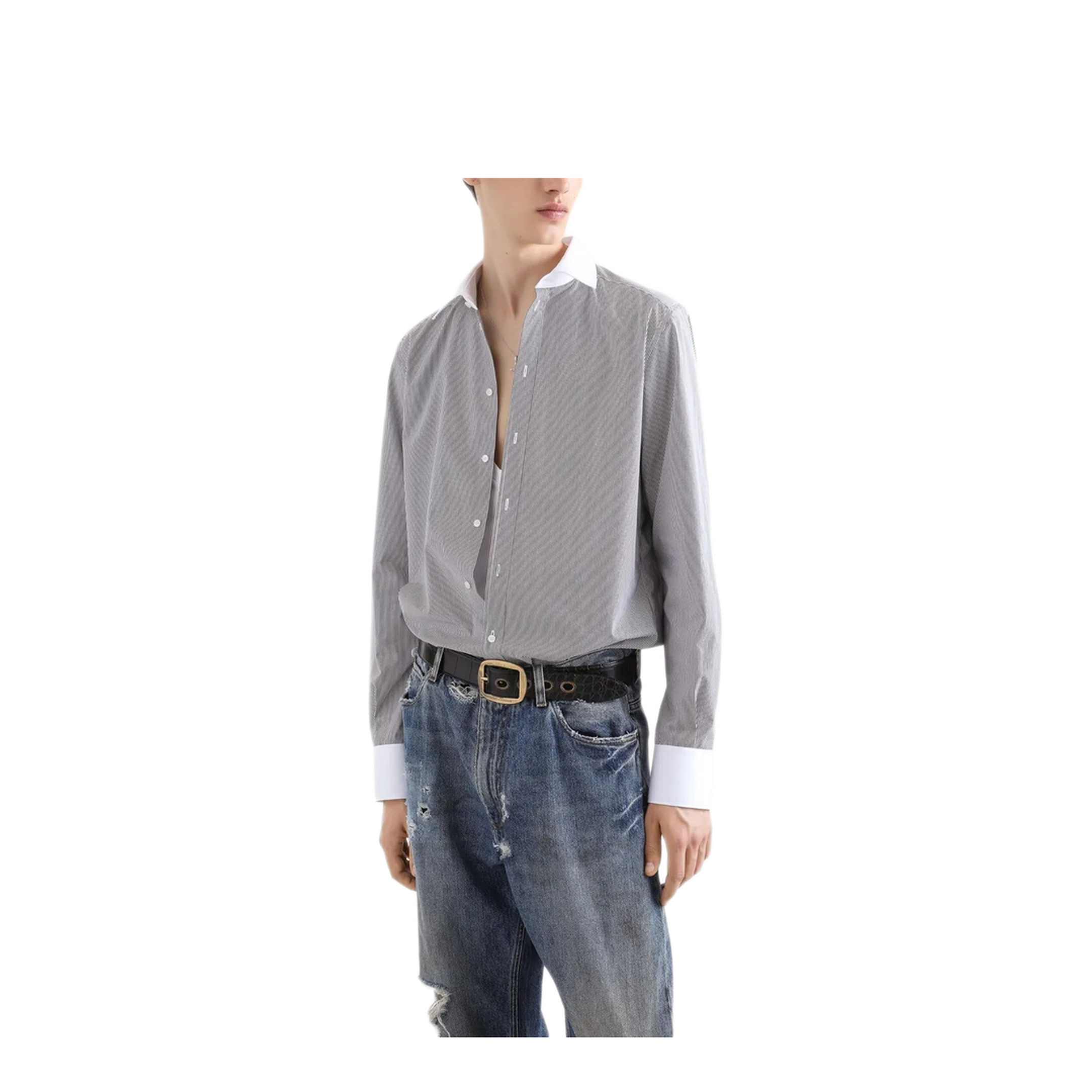 MAYFEYR - Dolce & Gabbana - Striped Cotton Shirt - G5MZ1ZFR5YGS8051