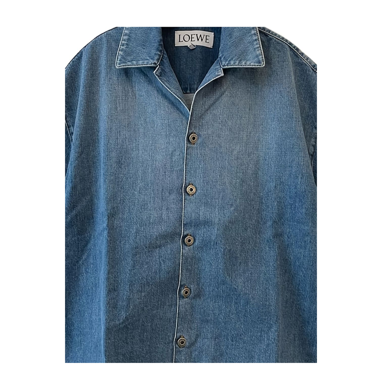 Blue Denim Anagram Shirt