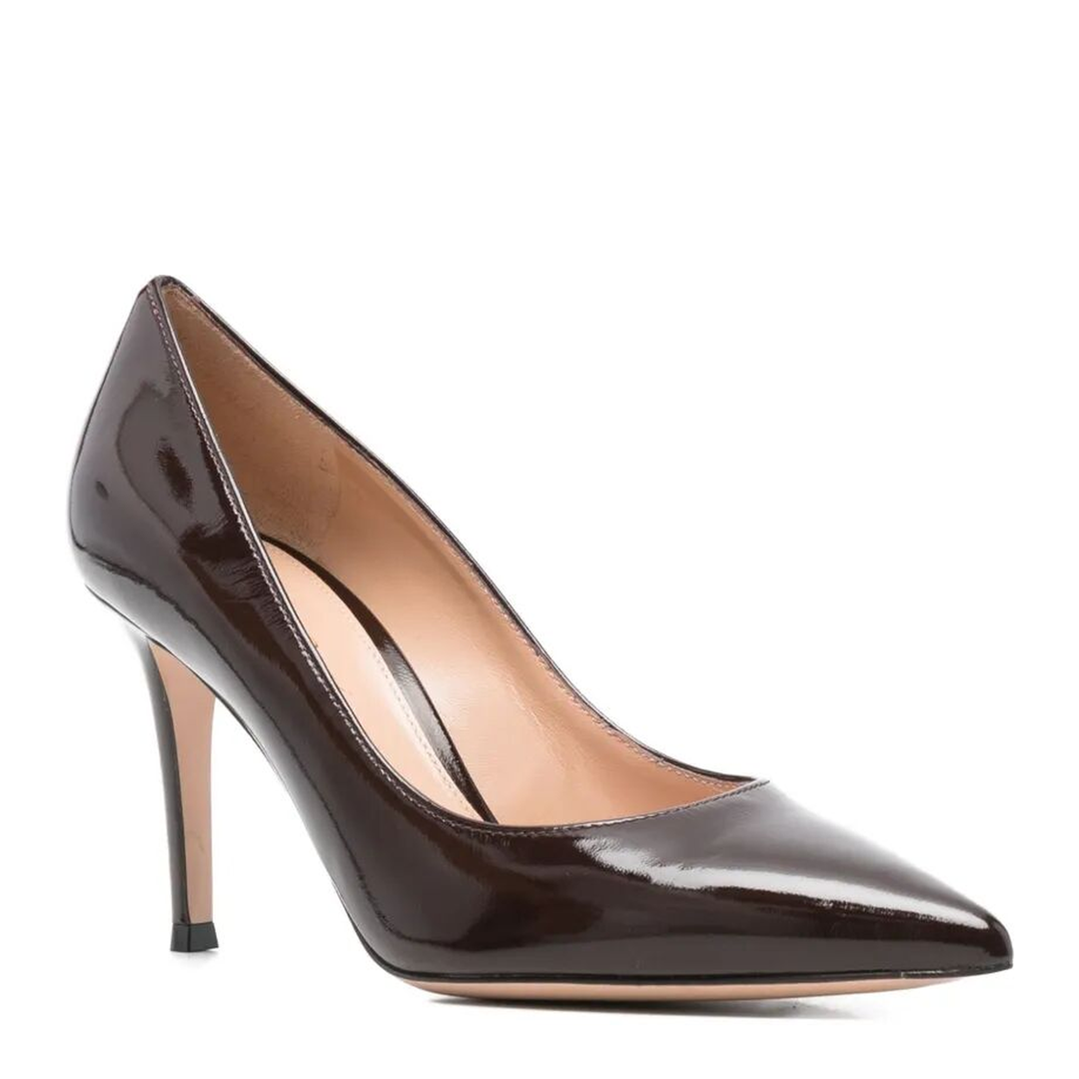 MAYFEYR - Gianvito Rossi - Glossy Nappa Leather Pumps - G2458085RICNUIBOURGOGNE