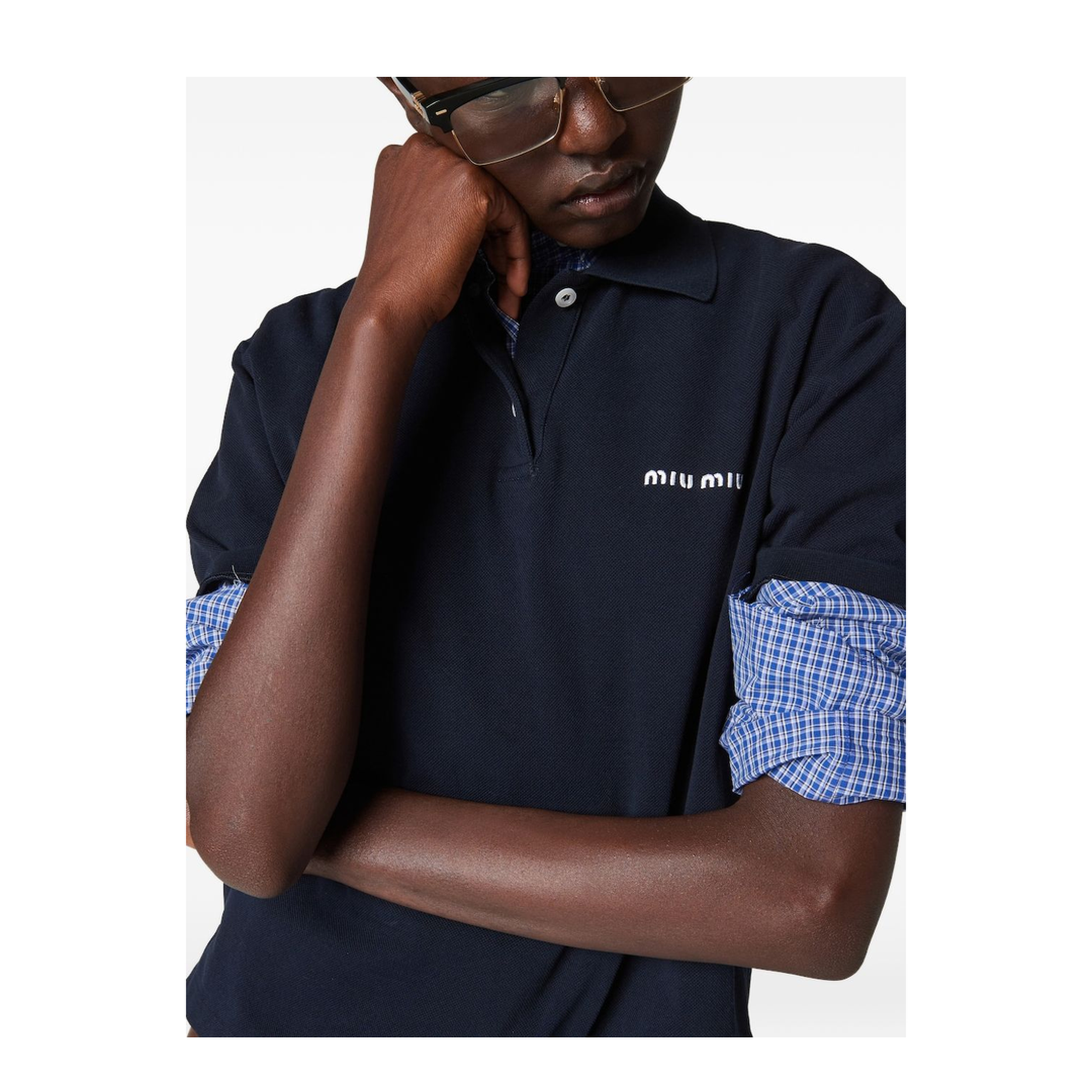 MAYFEYR - Miu Miu - Shirts Light Blue - MK1842142KF0013