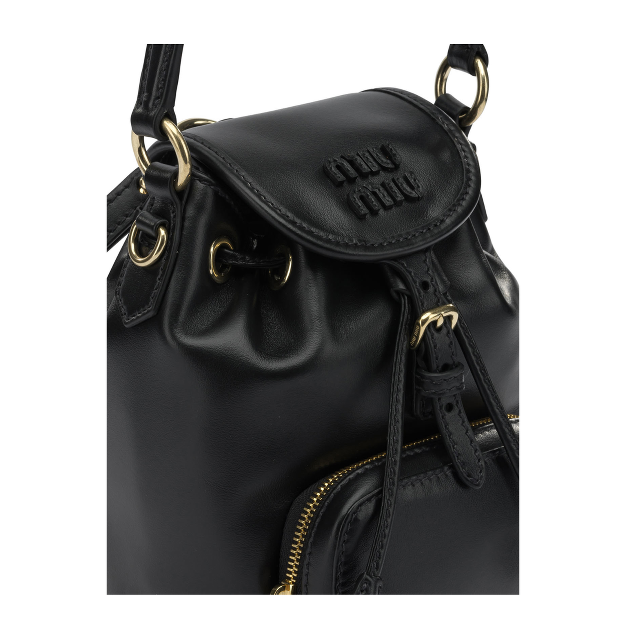 MAYFEYR - Miu Miu - Mini Leather Backpack - 5BZ0452CRWF0002VOOM