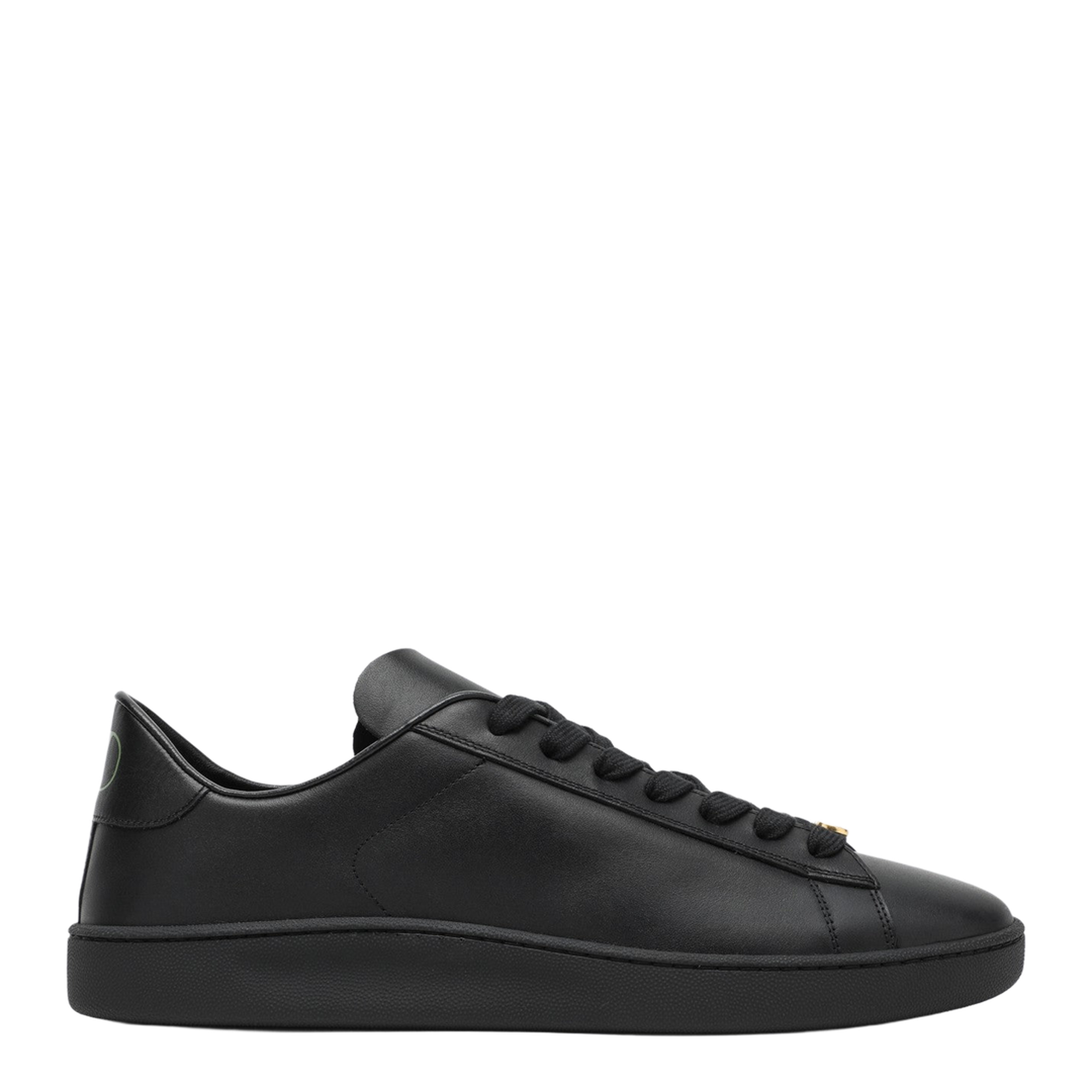 Black Leather Royco Sneakers