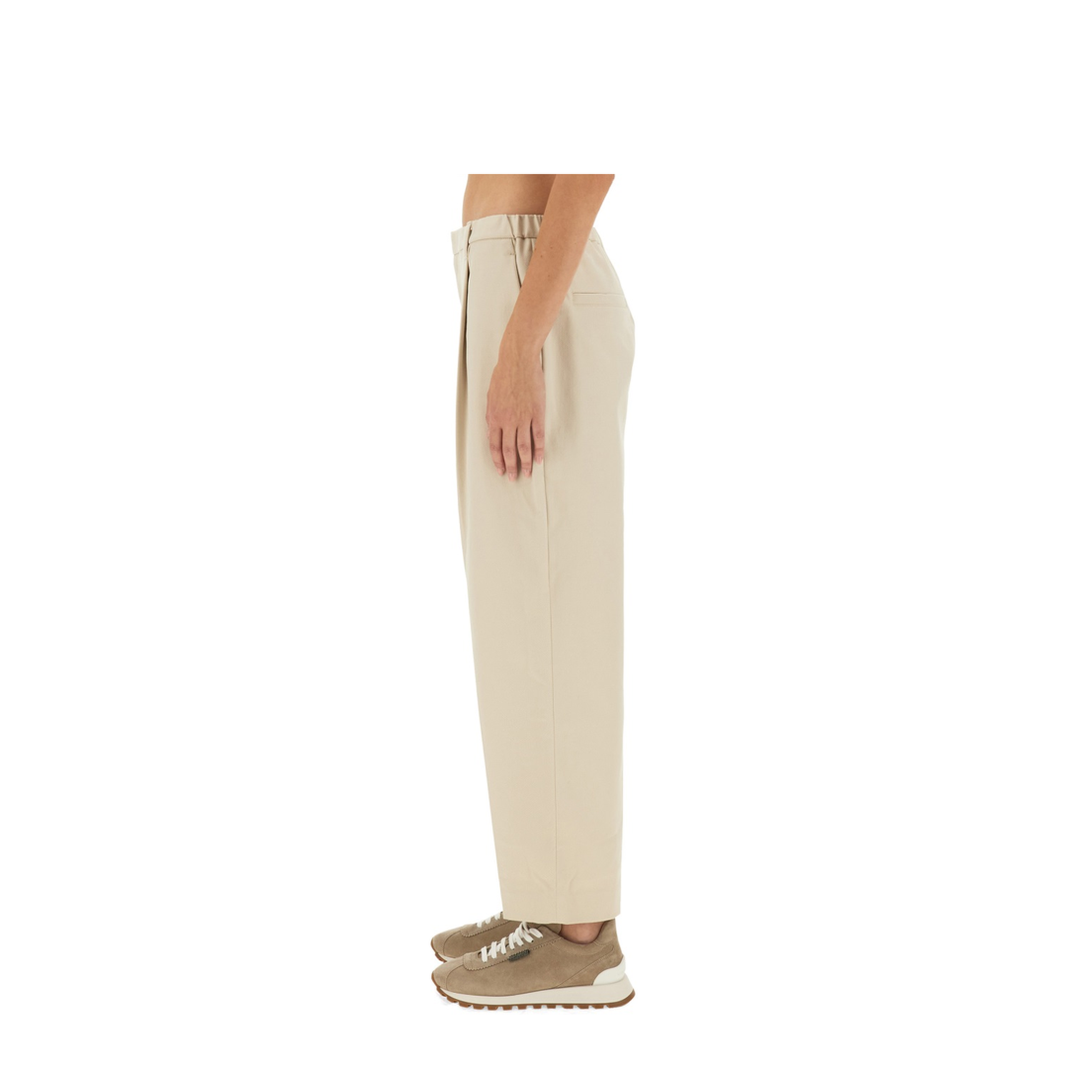 Cropped Fit Pants