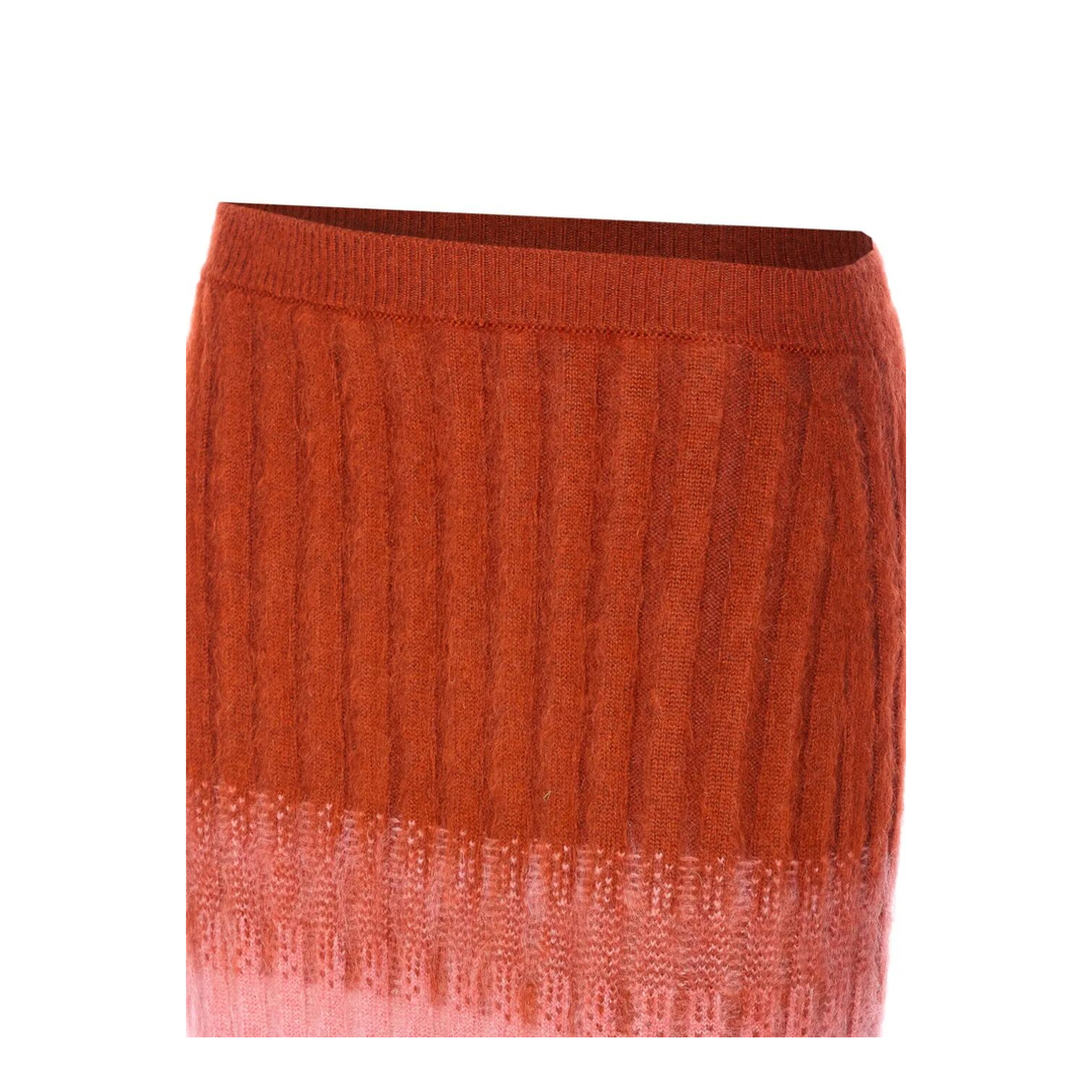 MAYFEYR - Fendi - Gradient Mohair And Wool High-Waisted Midi Skirt - FZQ994AYLT
