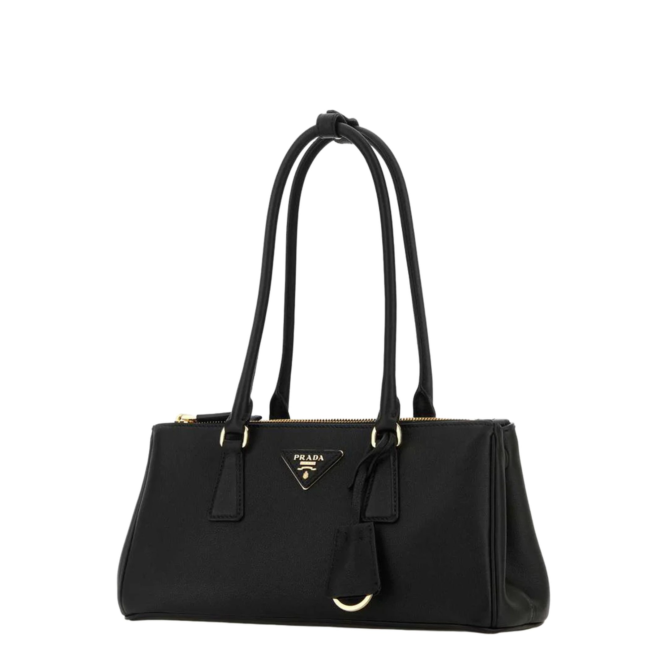 Black Leather Shoulder Bag