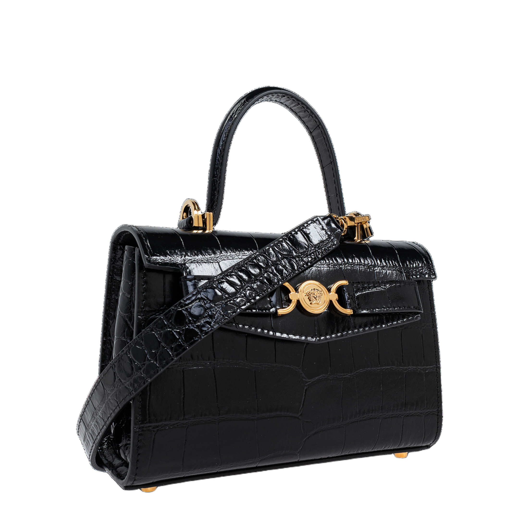 Medusa 95 Small Shoulder Bag Black