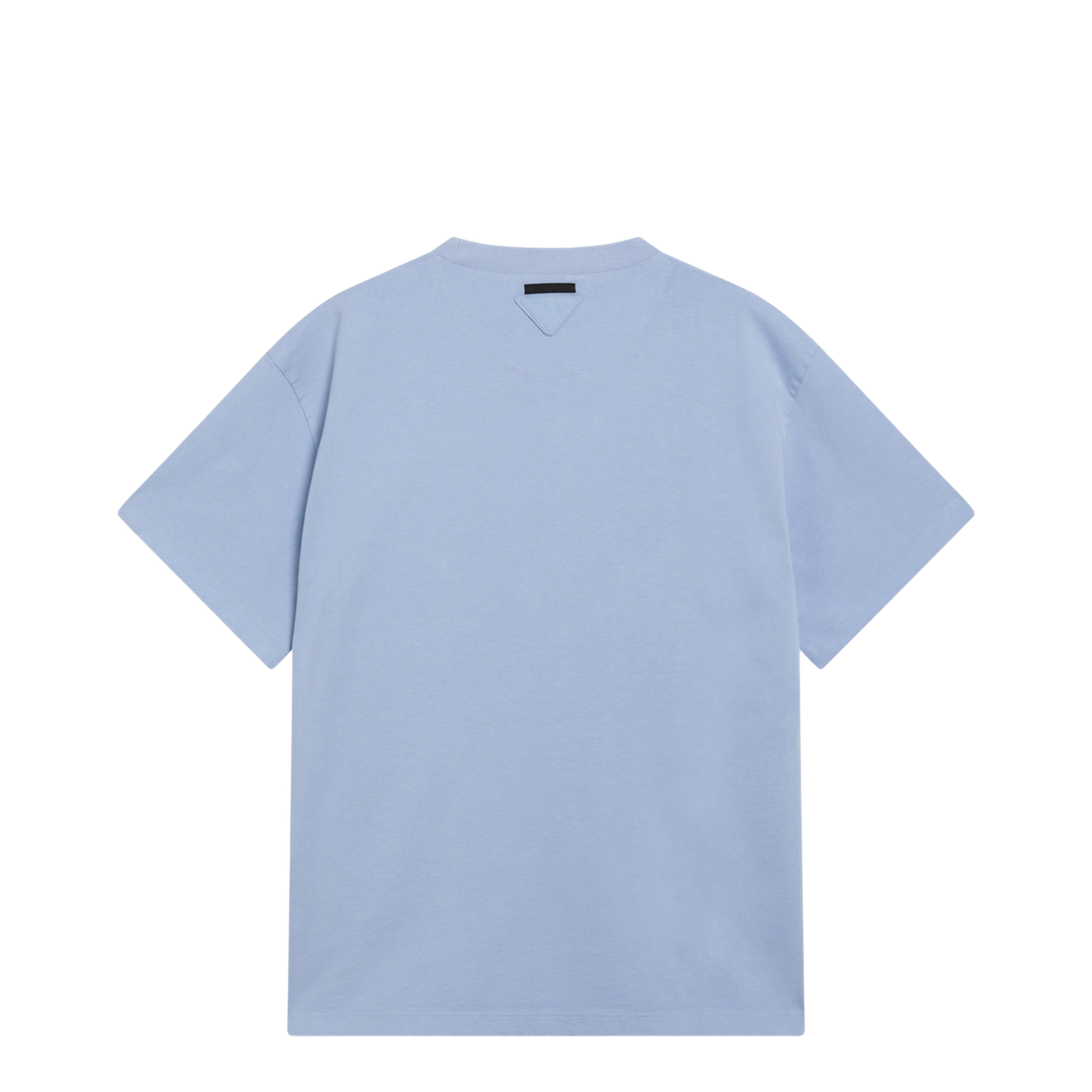 MAYFEYR - Prada - Sky Blue Cotton T-Shirt - UJN21AOOO6341F0012