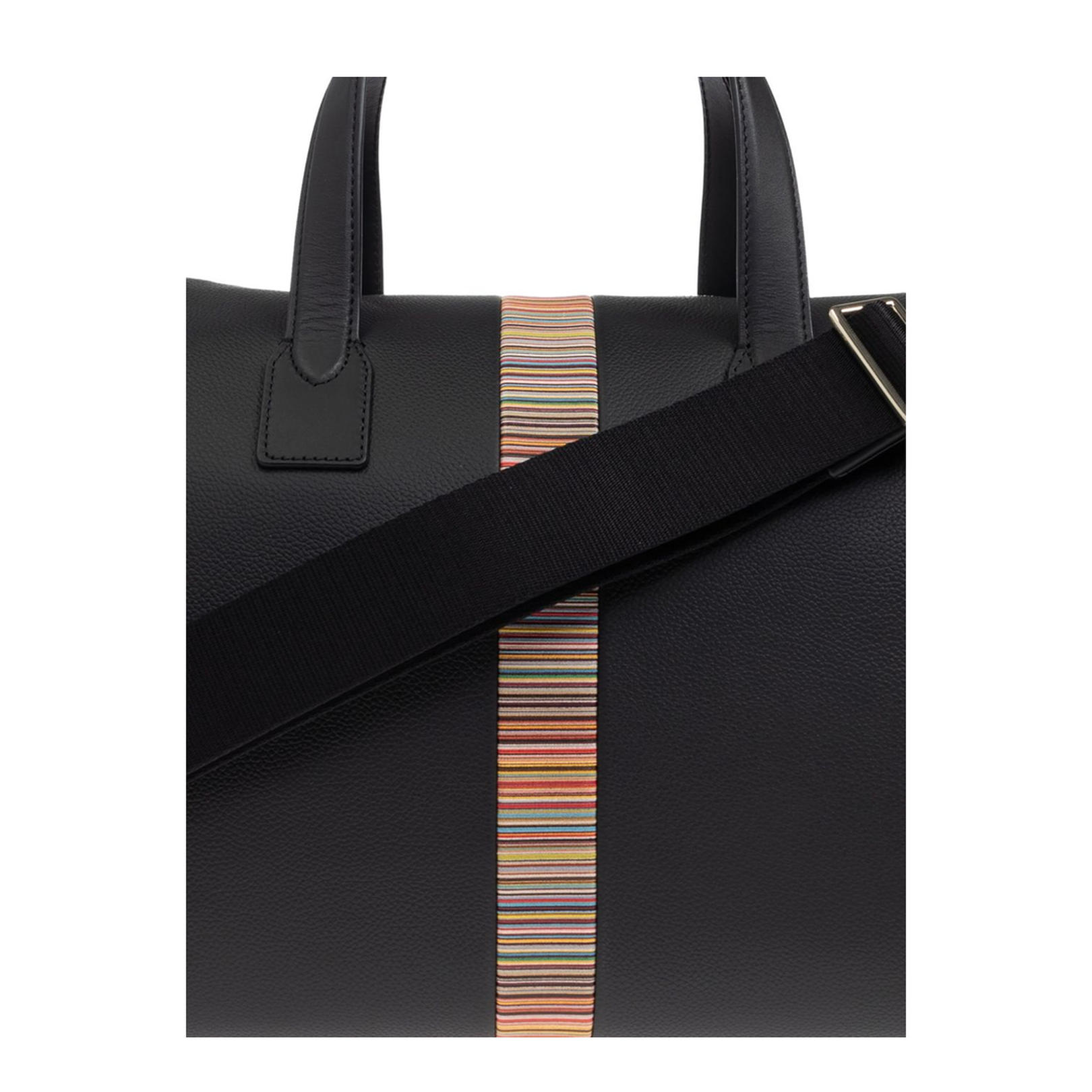 Signature Stripe Leather Holdall