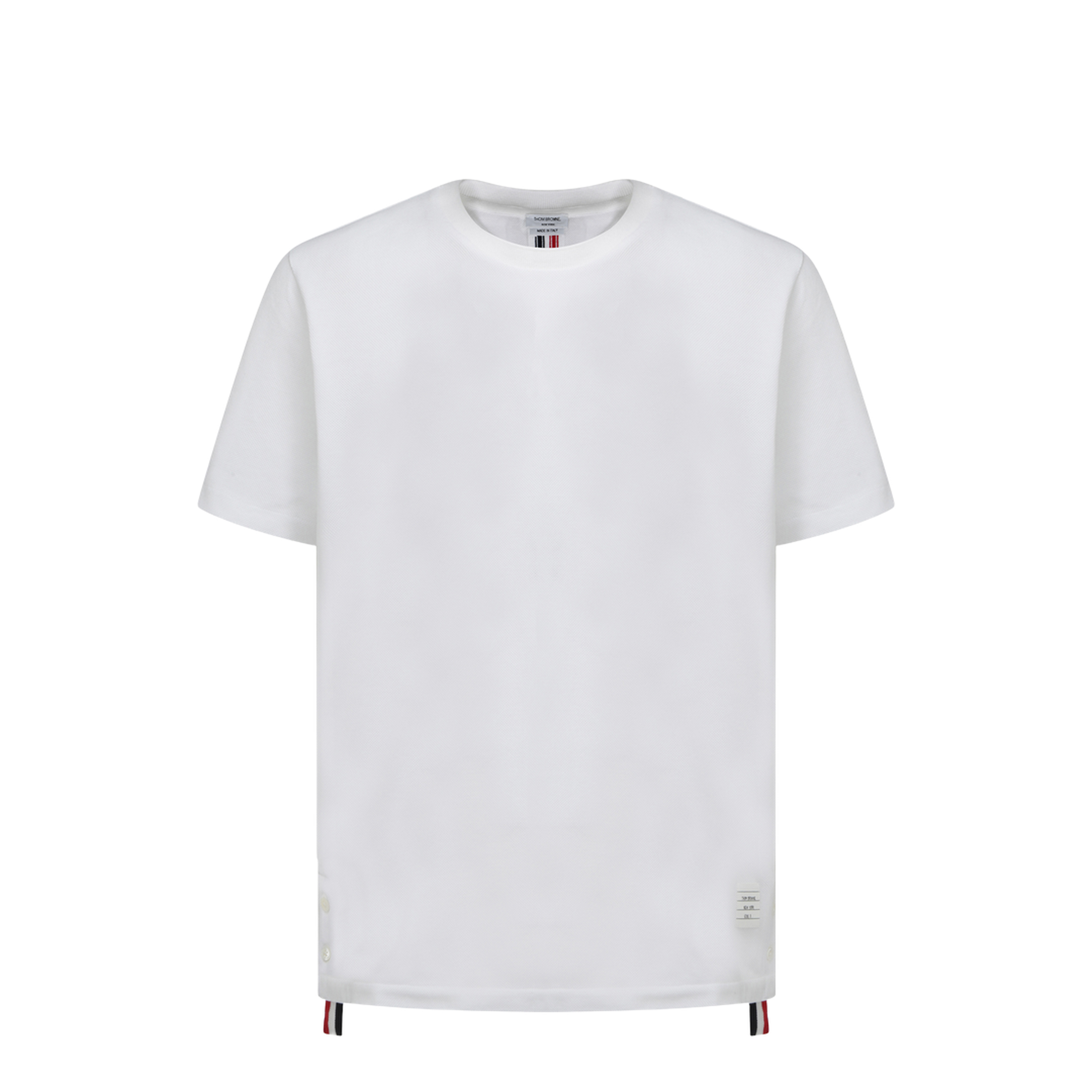MAYFEYR - Thom Browne - Short Sleeve Cotton T-Shirt - MJS056A00050
