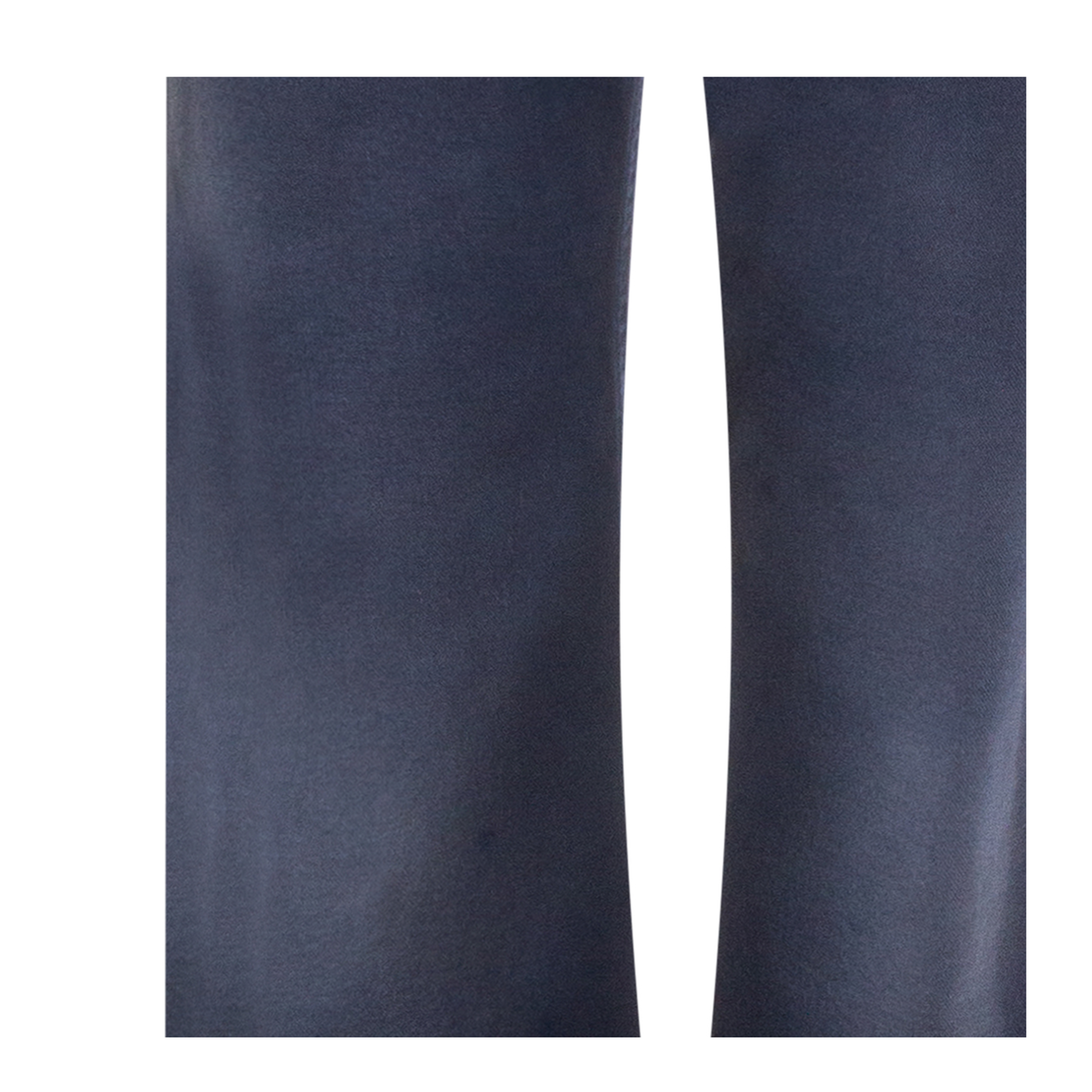 Curved Waist Pants in Navy/Dirty Dark