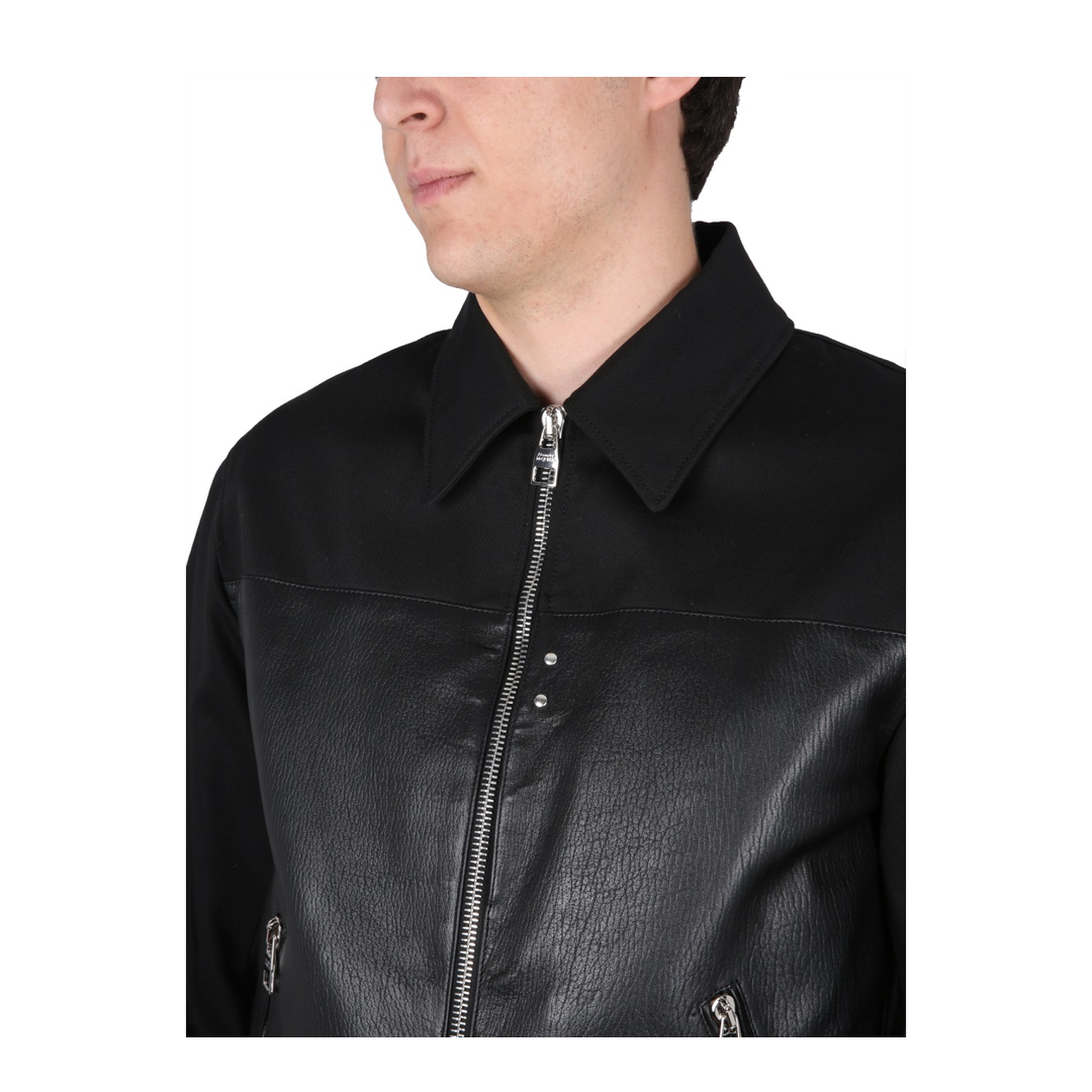 Leather Bomber Jacket