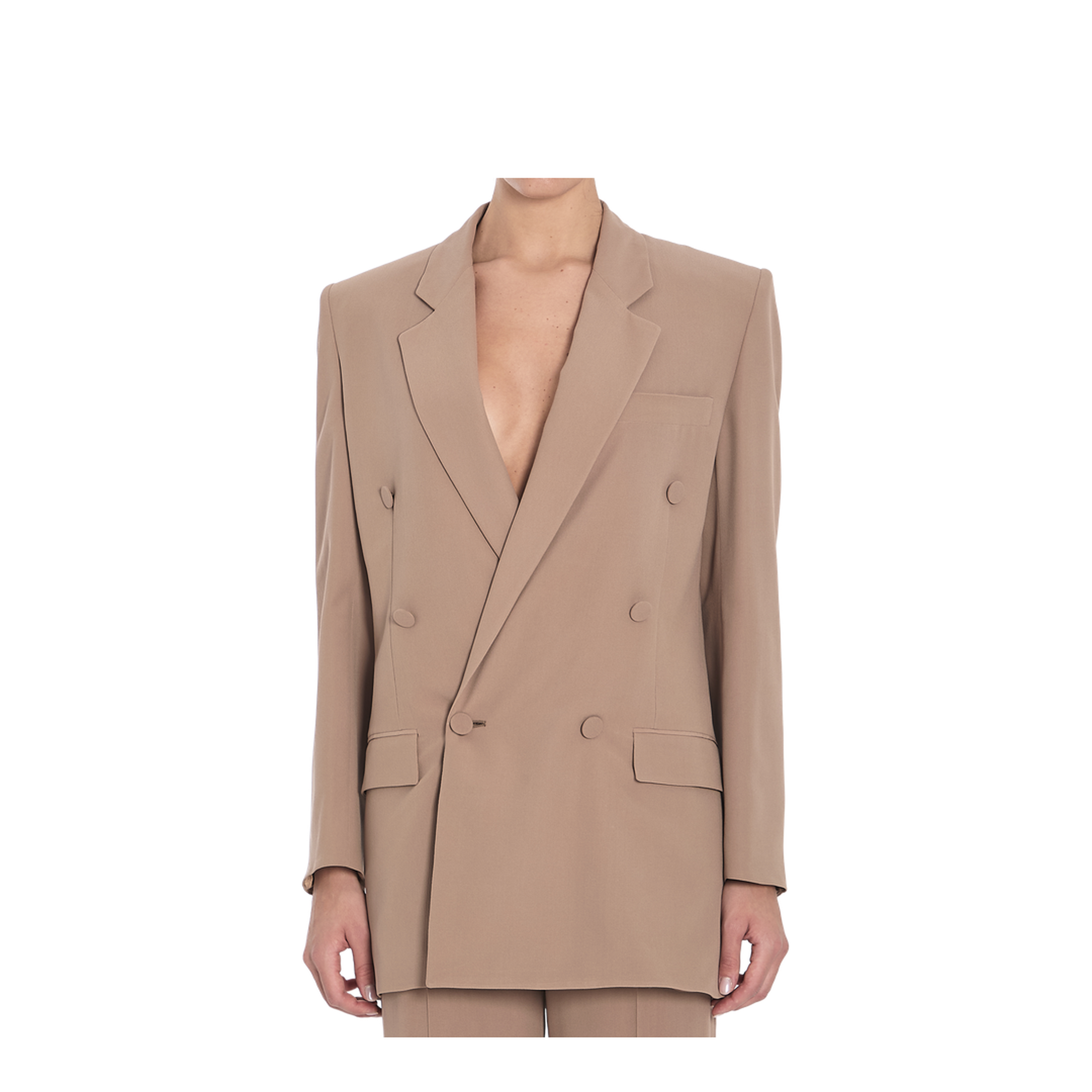 Jacket in Silk Crepe