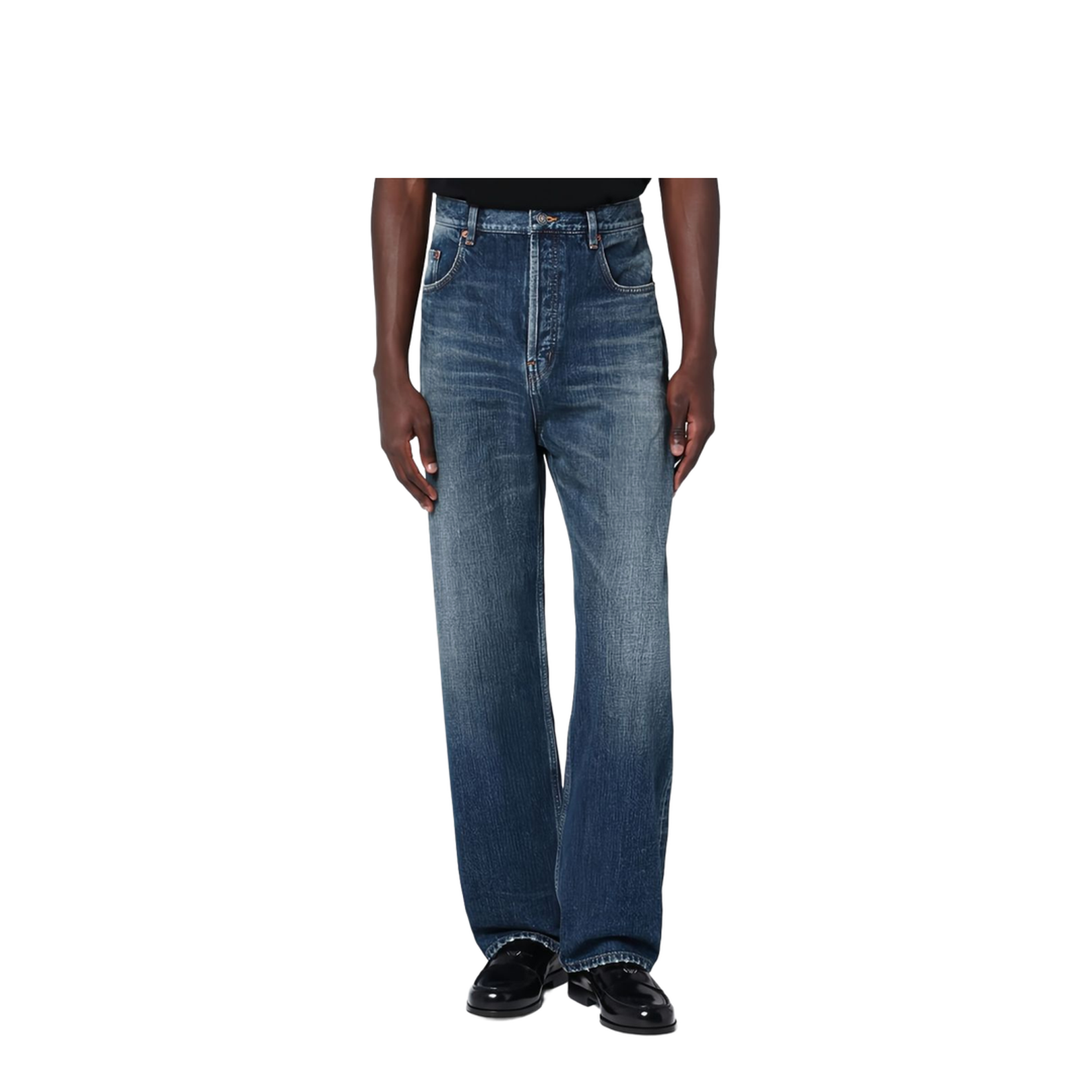 High-Rise Jeans in Heritage Vintage Blue Denim
