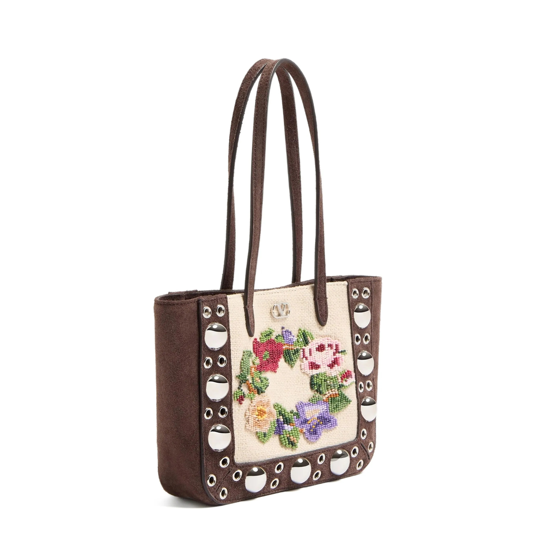 Brown Suede Nellcã'te Shoulder Bag