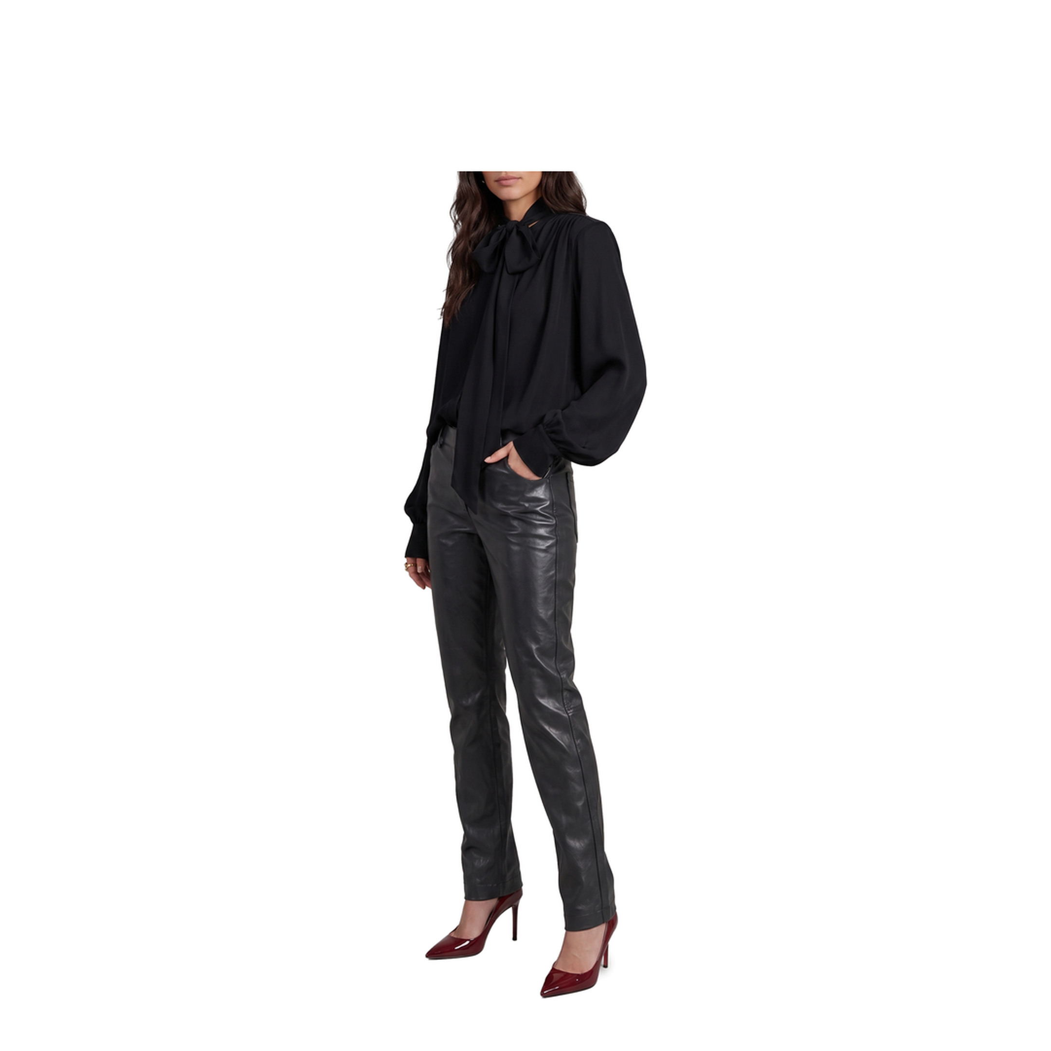 MAYFEYR - Federica Tosi - Silk Blend Shirt With Bow - 3110730429