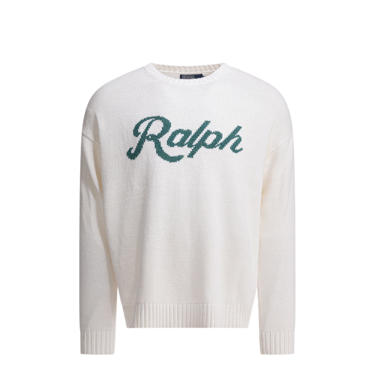 MAYFEYR - Polo Ralph Lauren - Crew Neck Sweater With Logo - 710A12989001DECKWASHWHITE