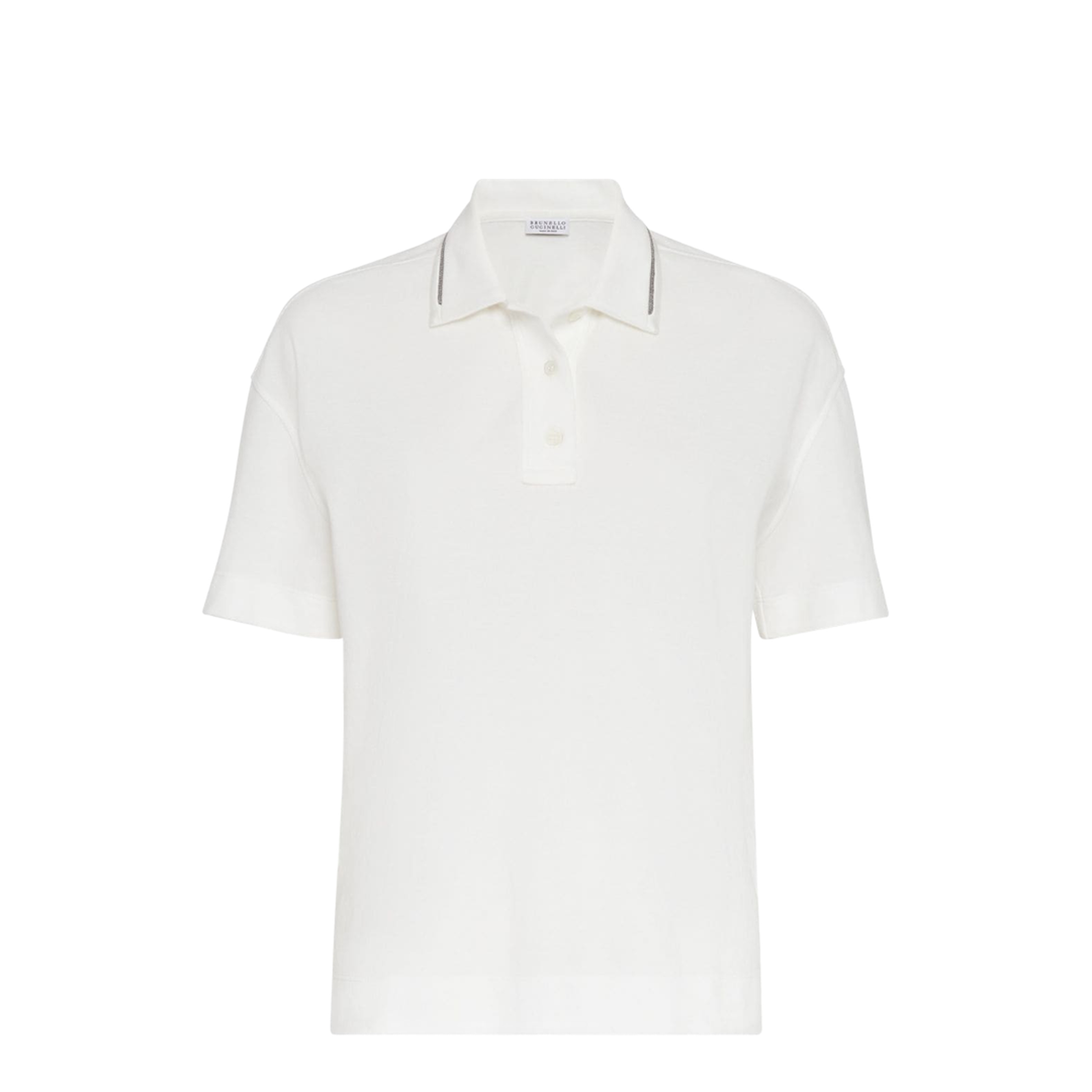 Piquet Polo Shirt with Monili