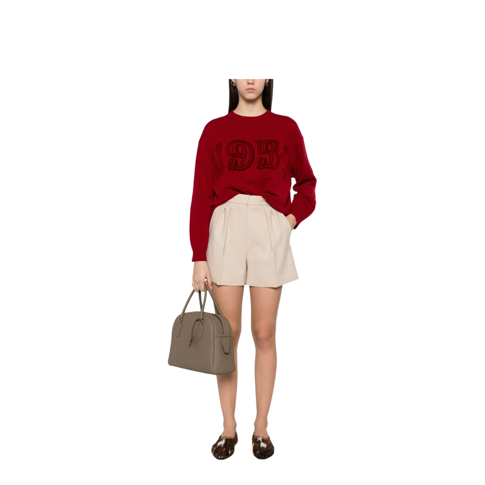 Wool And Cashmere Sweater With Logo