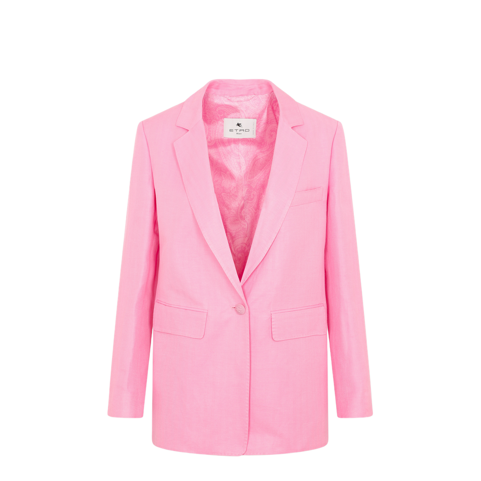Fuji Single-breasted Blazer In Multicolor