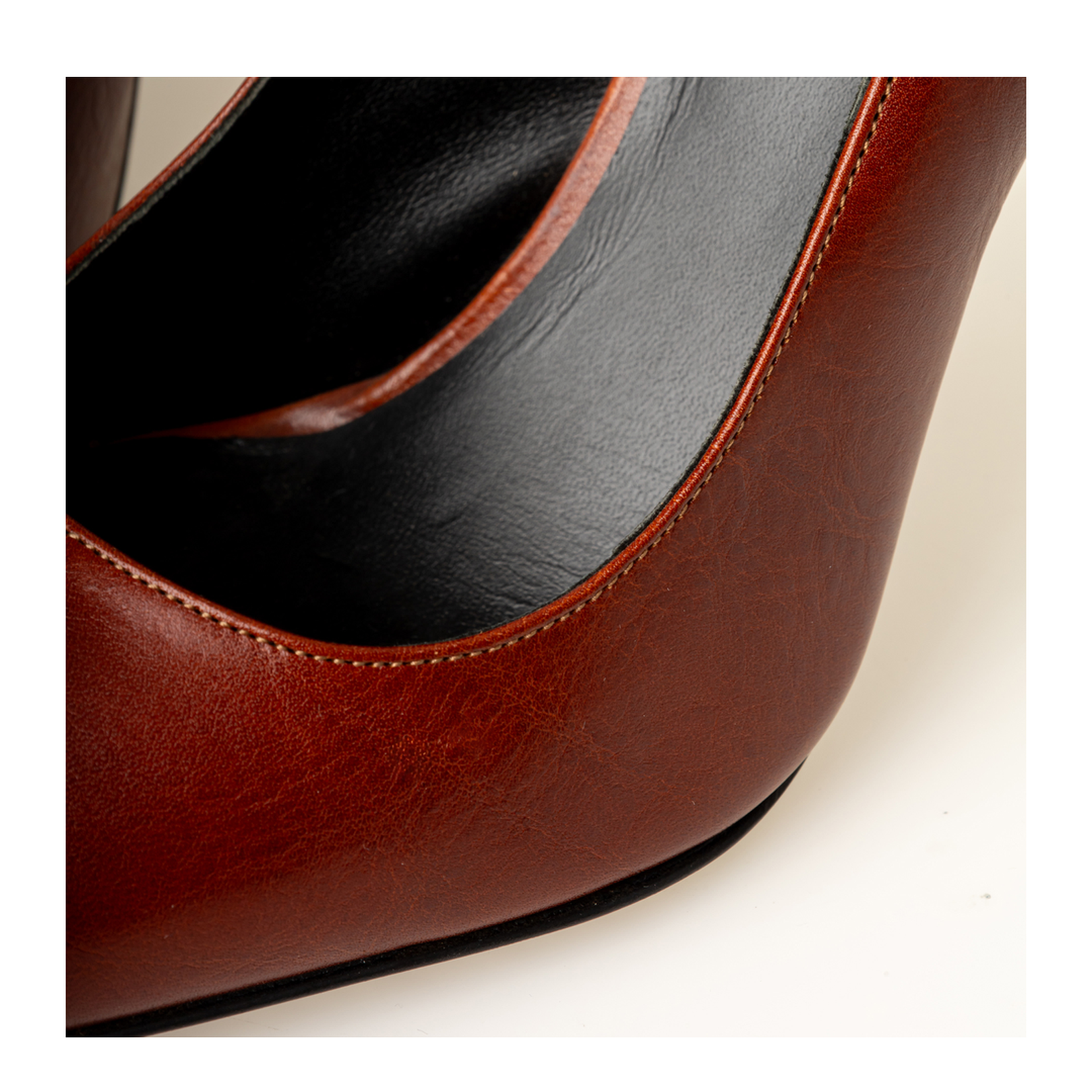 With Heel Brown