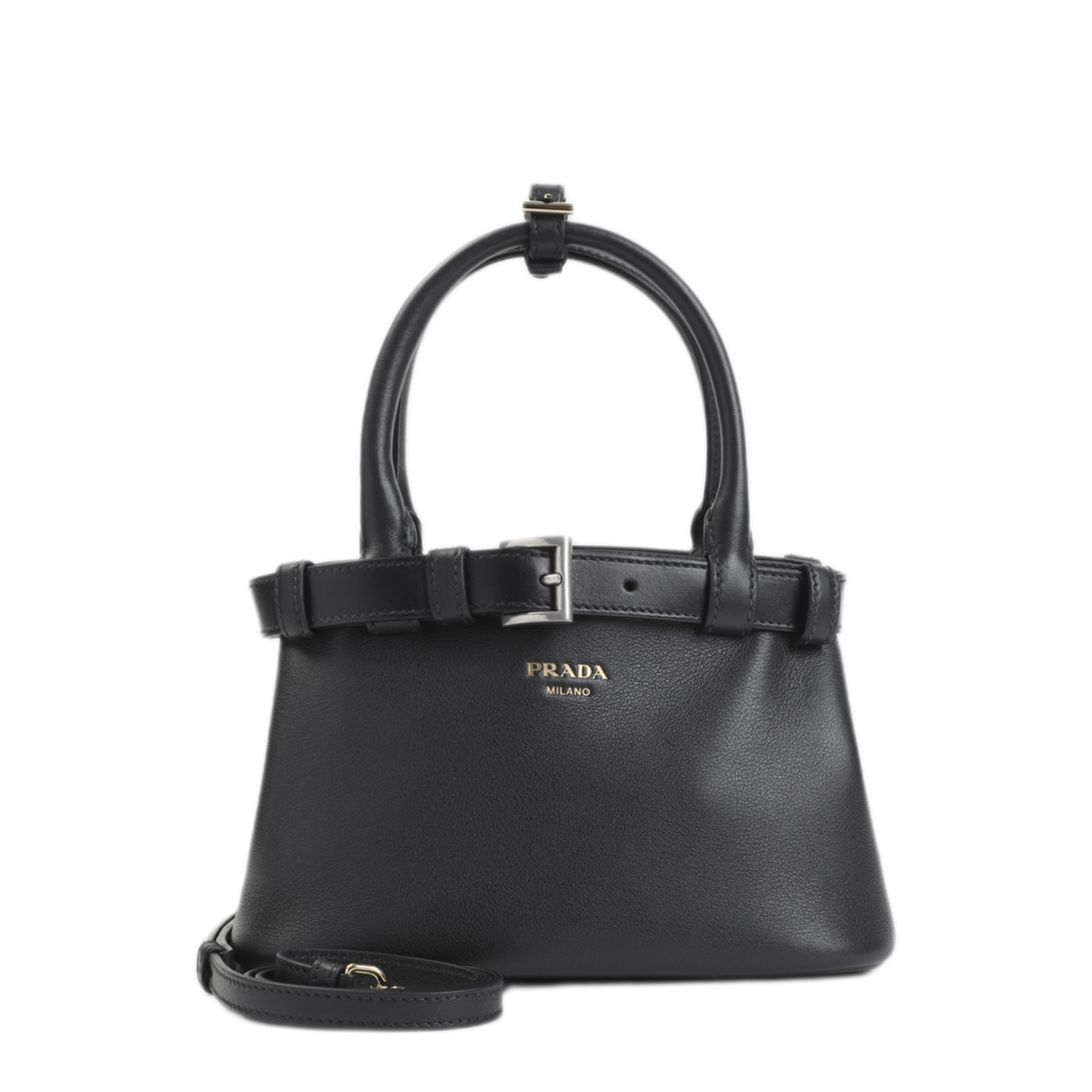 MAYFEYR - Prada - Black Leather Handbag - 1BA502VOBO2CY9F0002