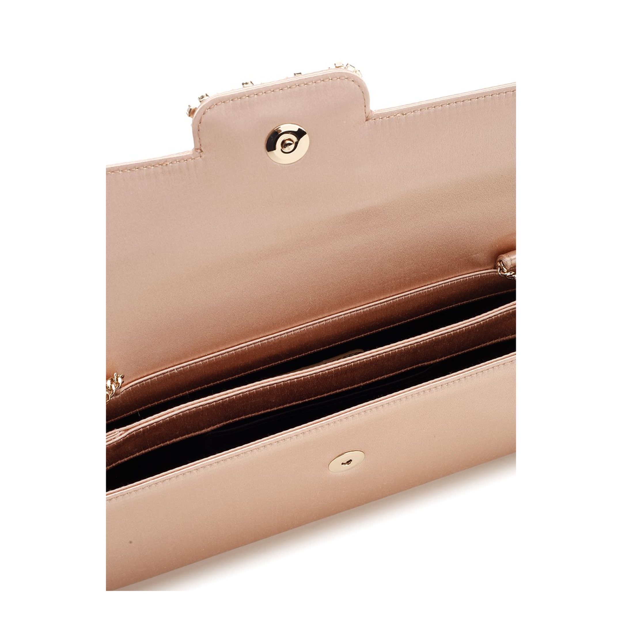 Efflorescence Clutch in Satin