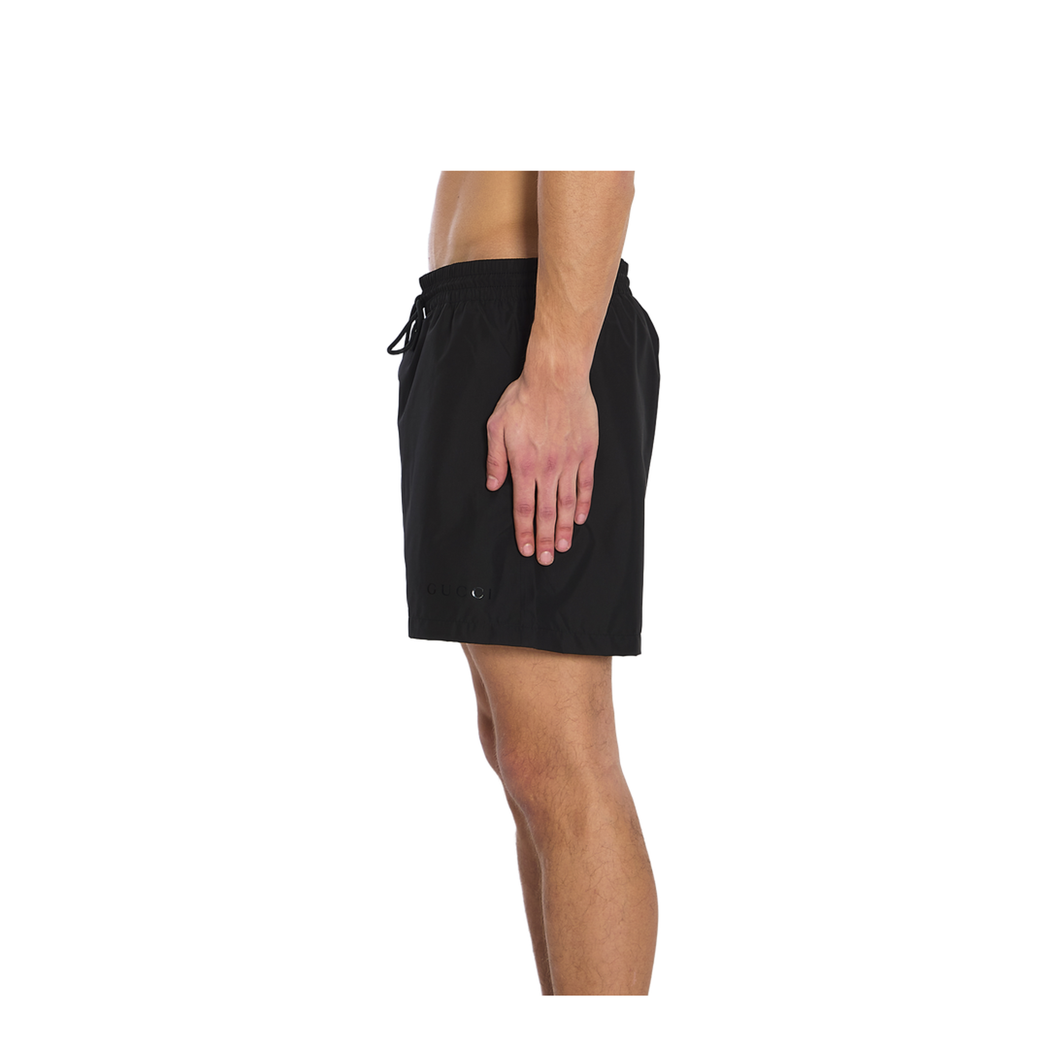 Swimsuit in technical poplin