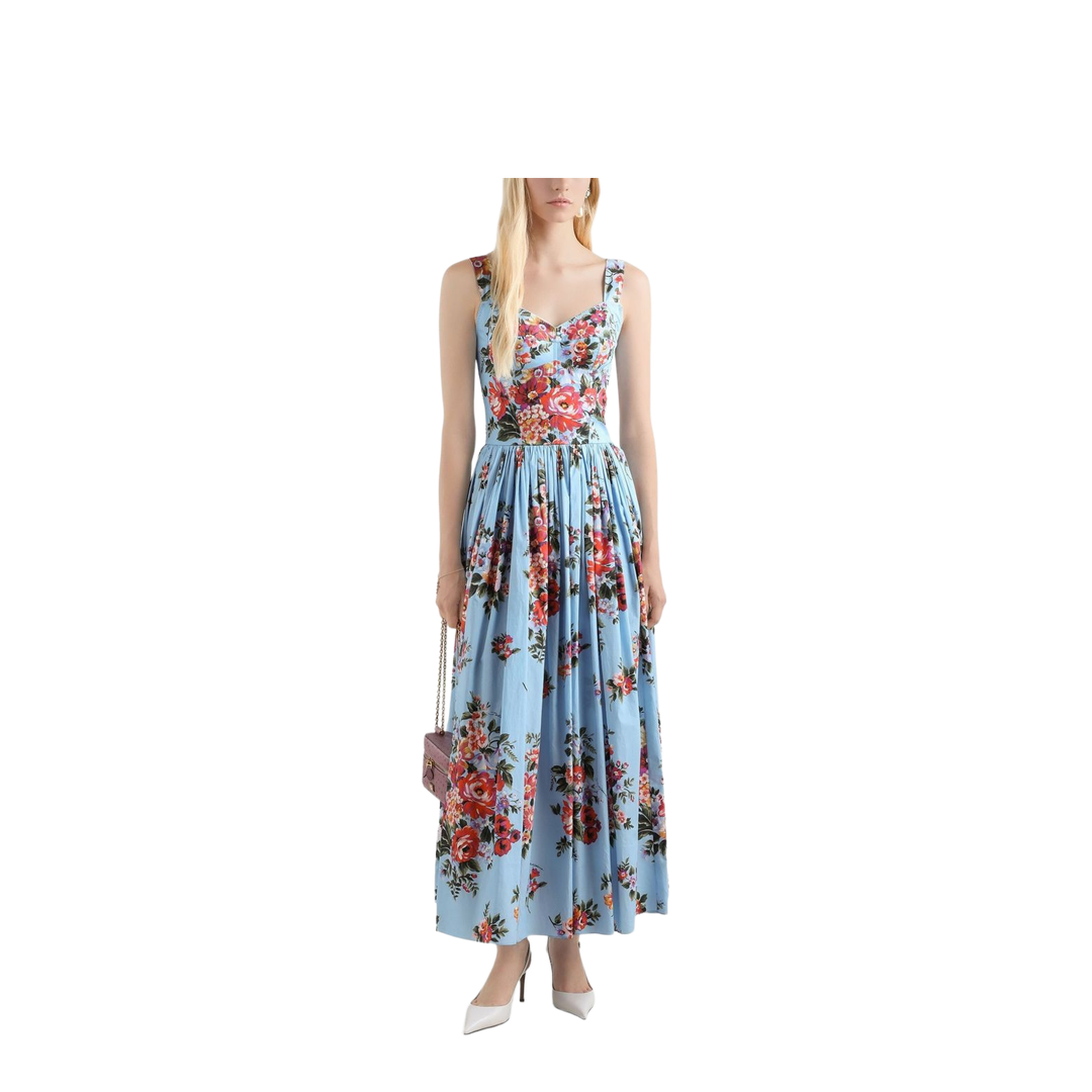 Maxi Dress with Floral Print