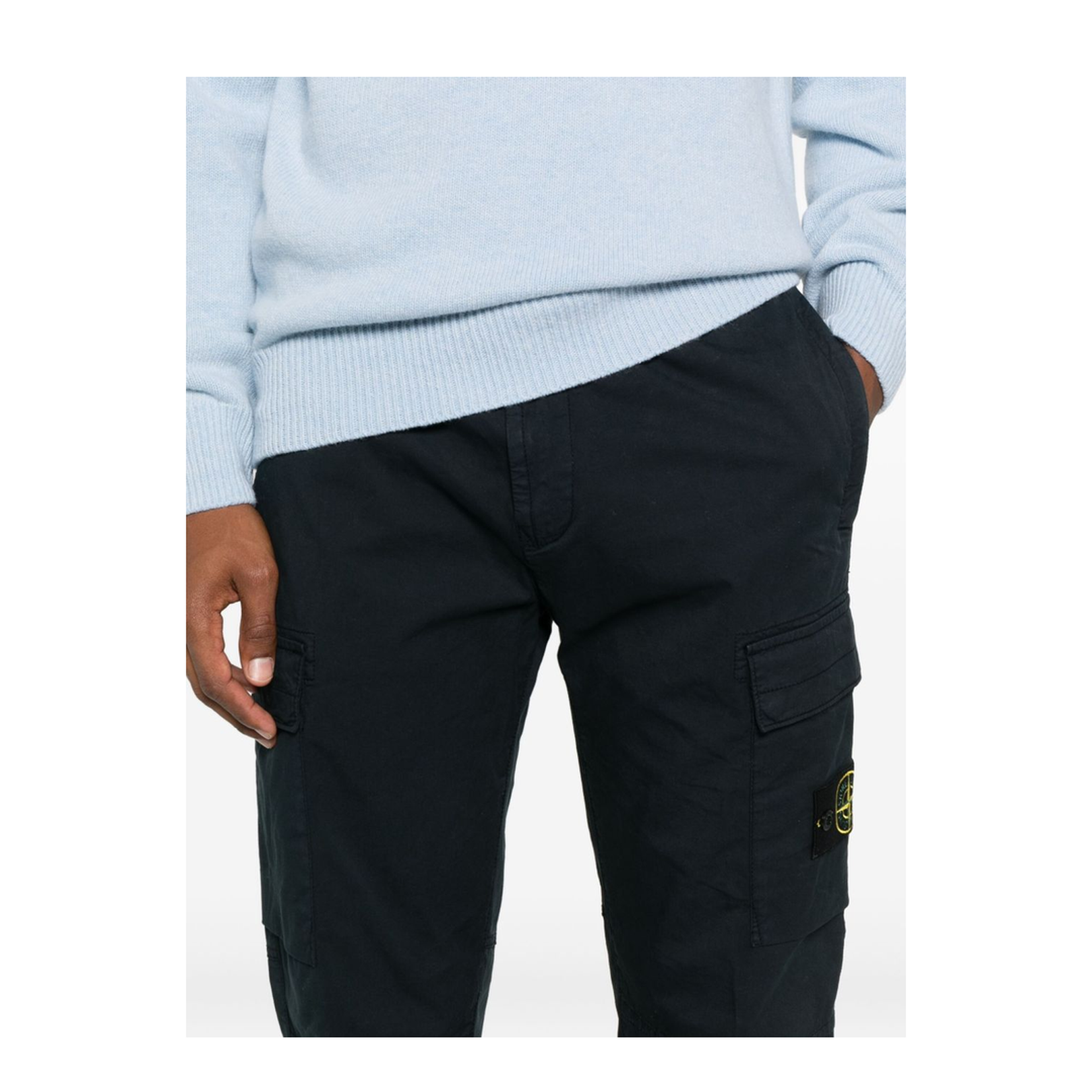 Cargo Trousers in Stretch Supima Cotton Twill