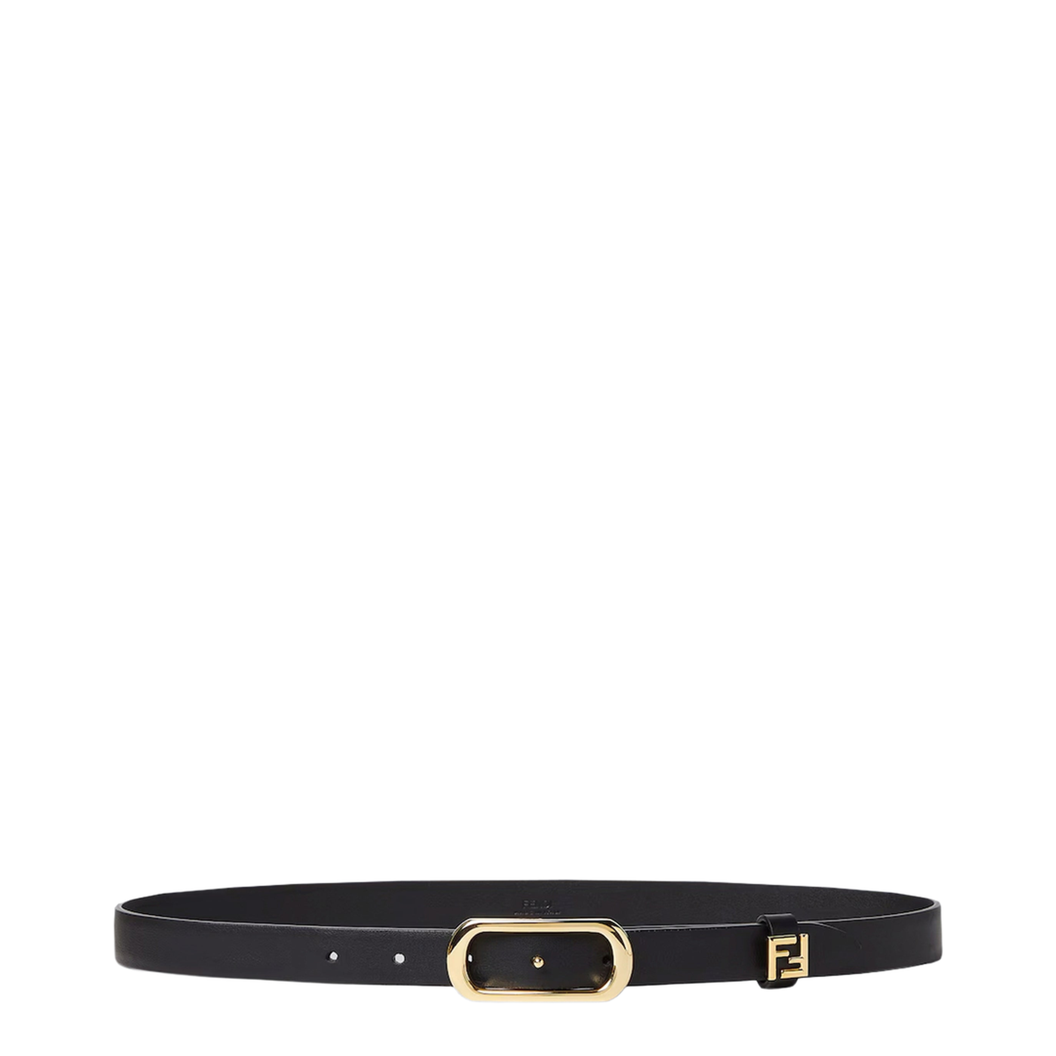 MAYFEYR - Fendi - Black Leather Ff Belt - 8C0778A0KKF0KUR