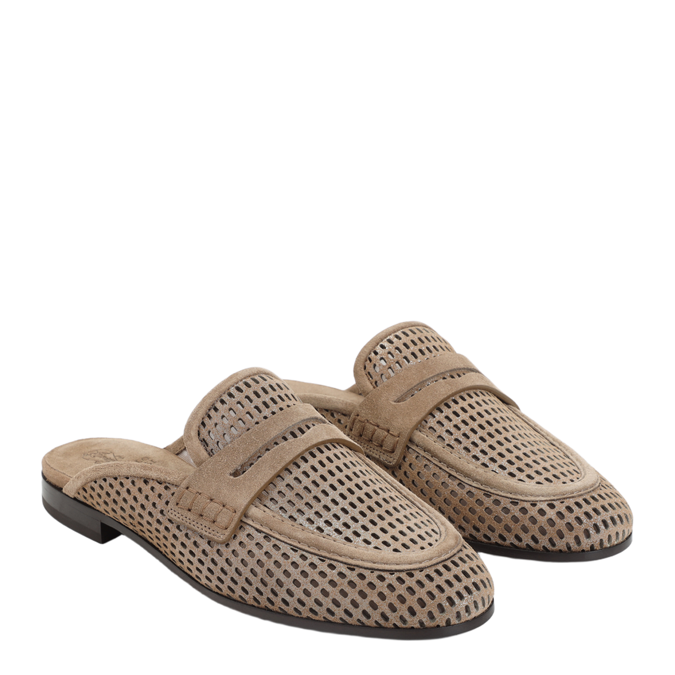MAYFEYR - Brunello Cucinelli - Suede Leather Mules - MZDVC3211