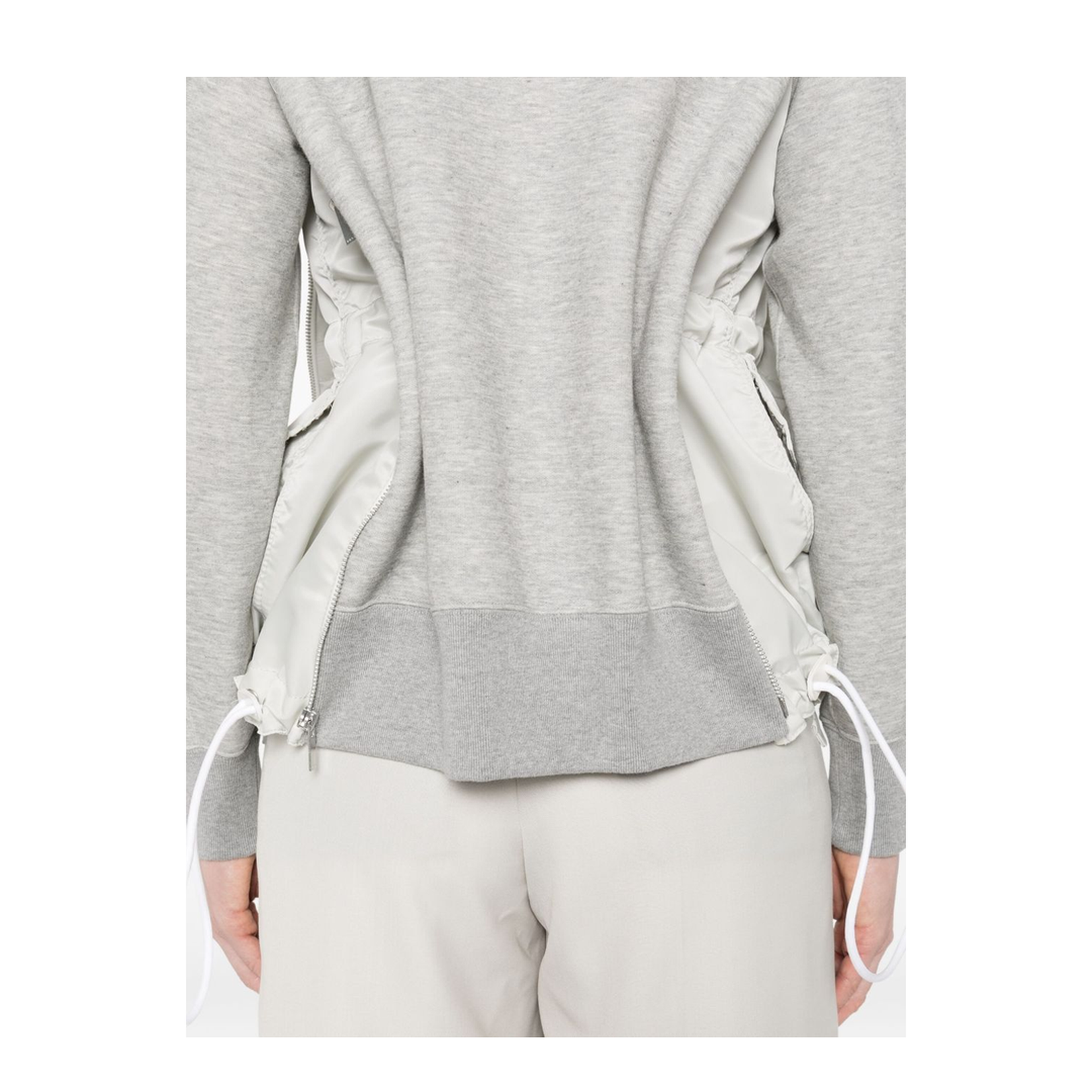 Sponge Sweat x Nylon Twill Hoodie
