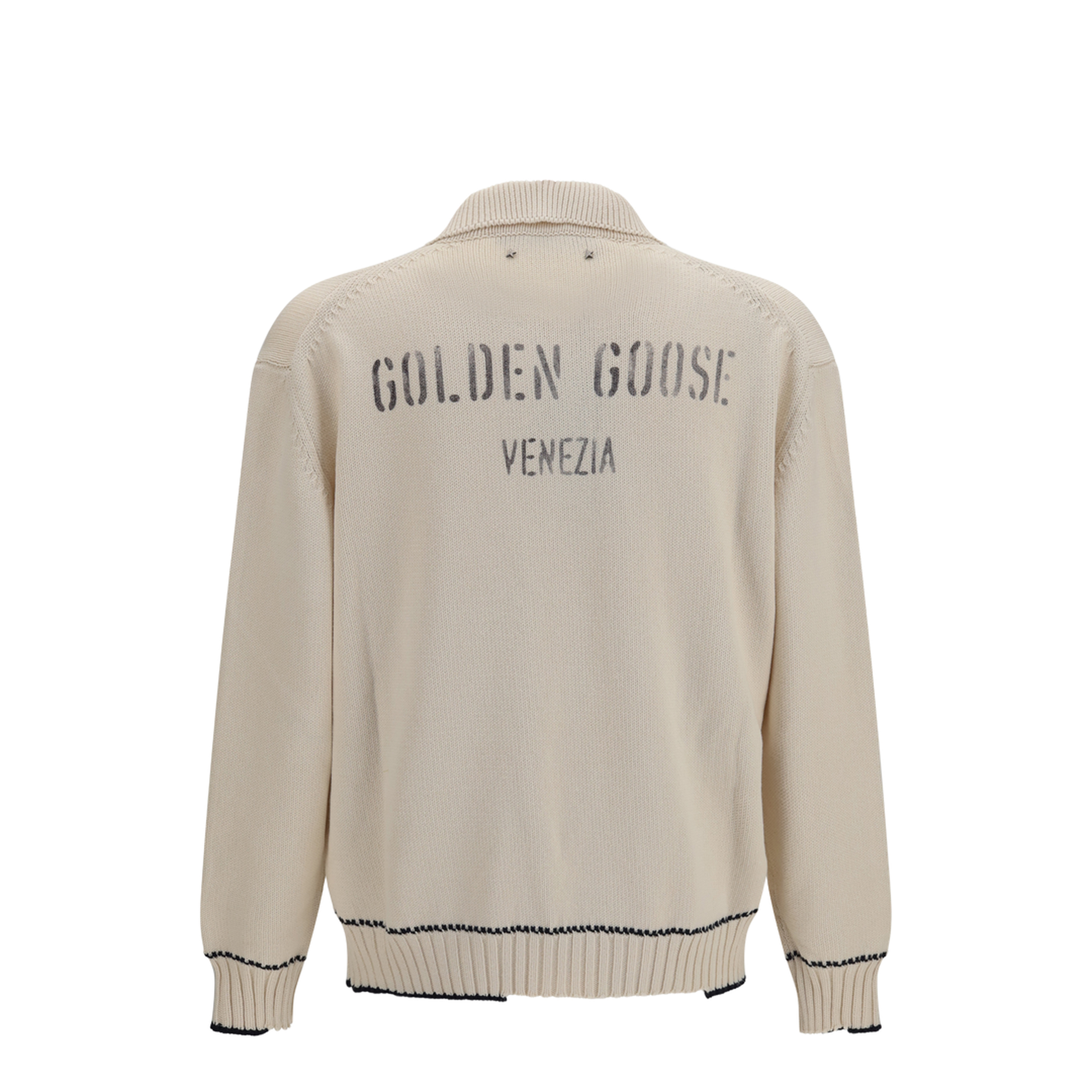 MAYFEYR - Golden Goose - Rindley Polo With Logo Print - GMP02822P002674
