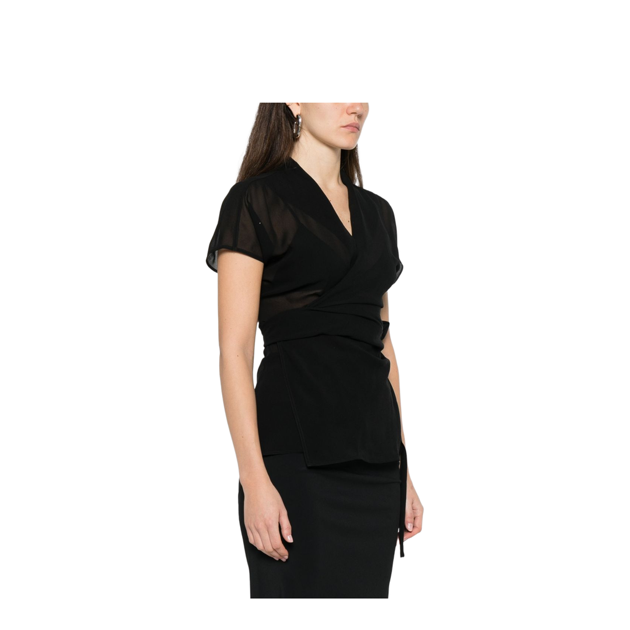 MAYFEYR - Rick Owens - Wrap Ss Top - RP01F6233G09