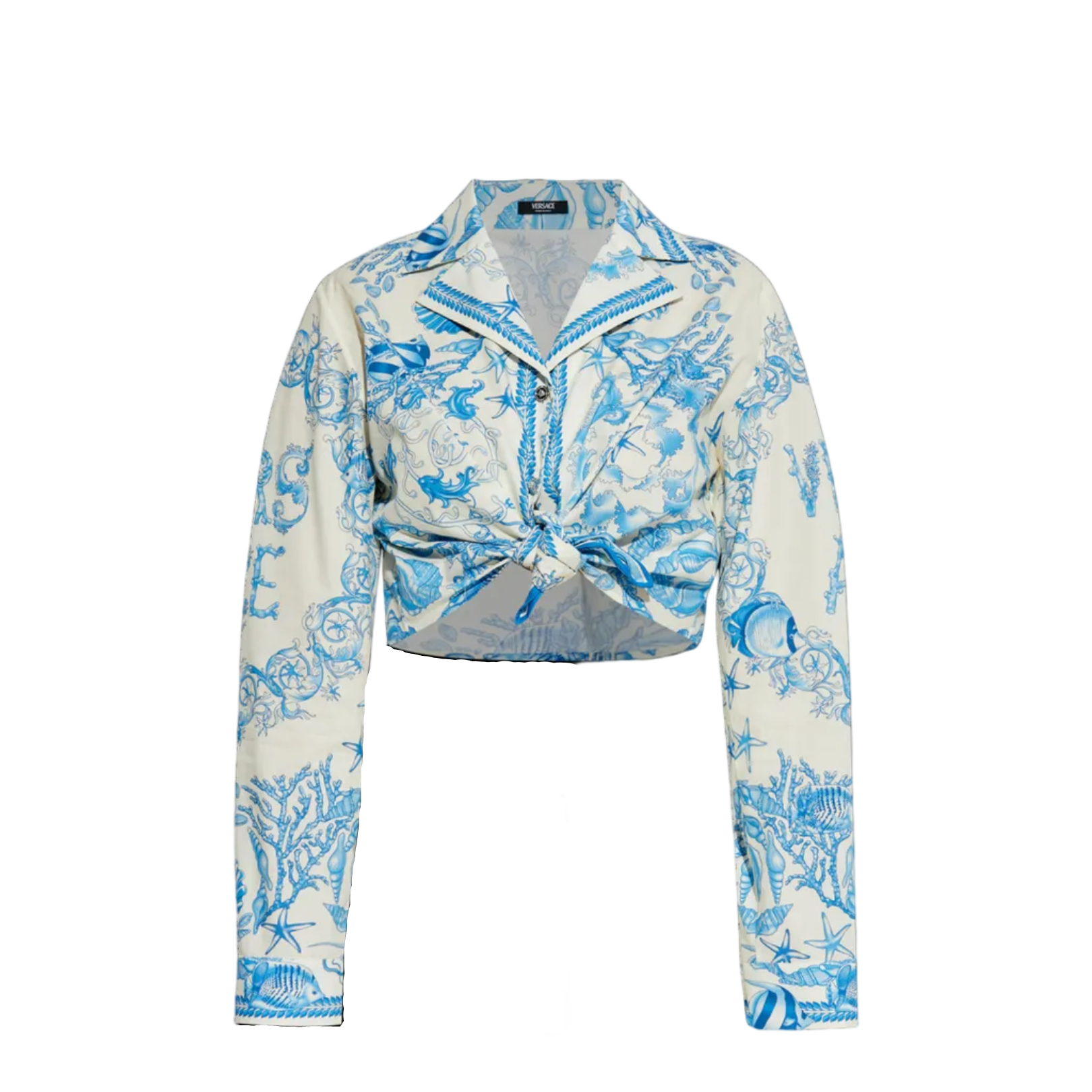 Top with Coral Theatre Allover print