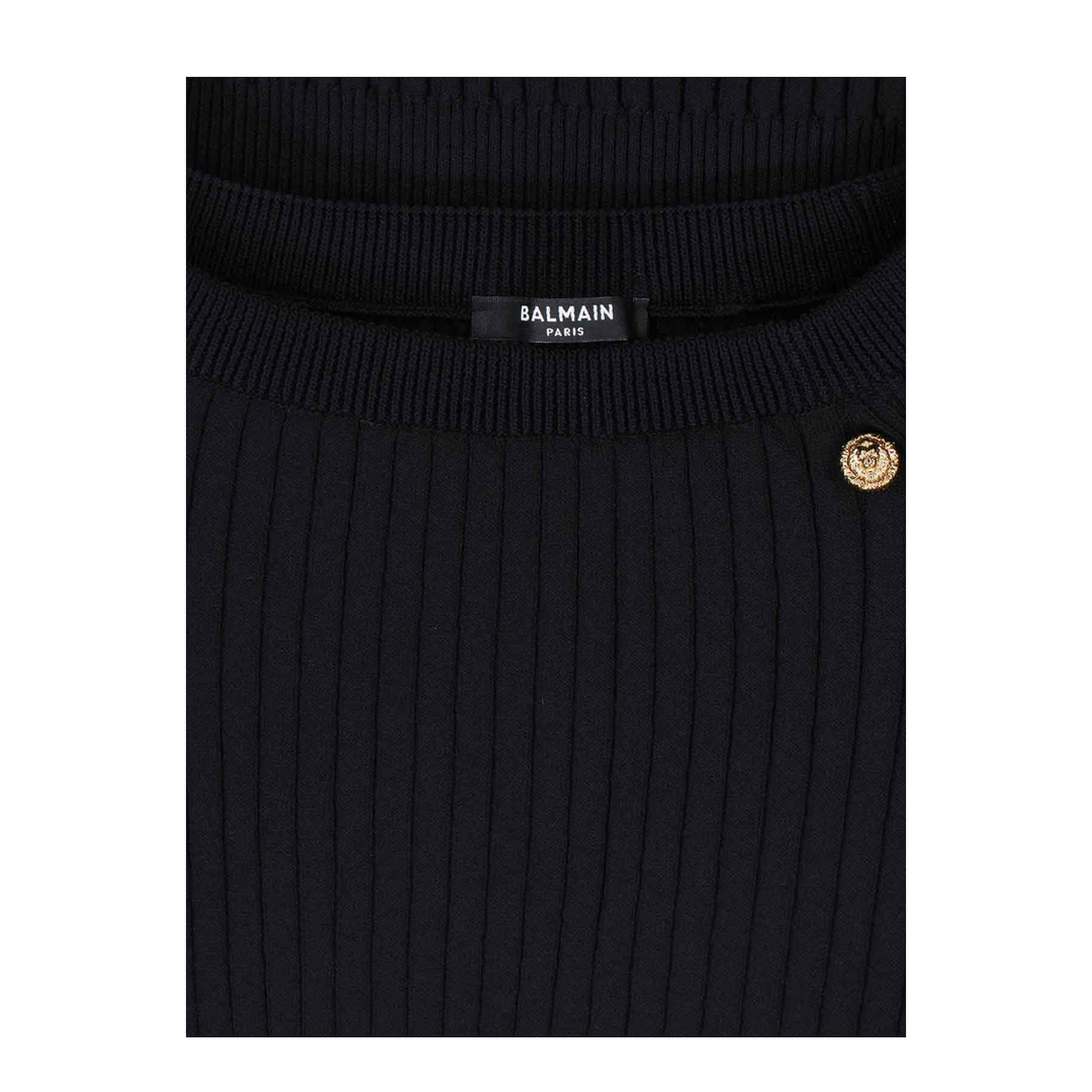 Women's Buttoned Knit Sweater Black