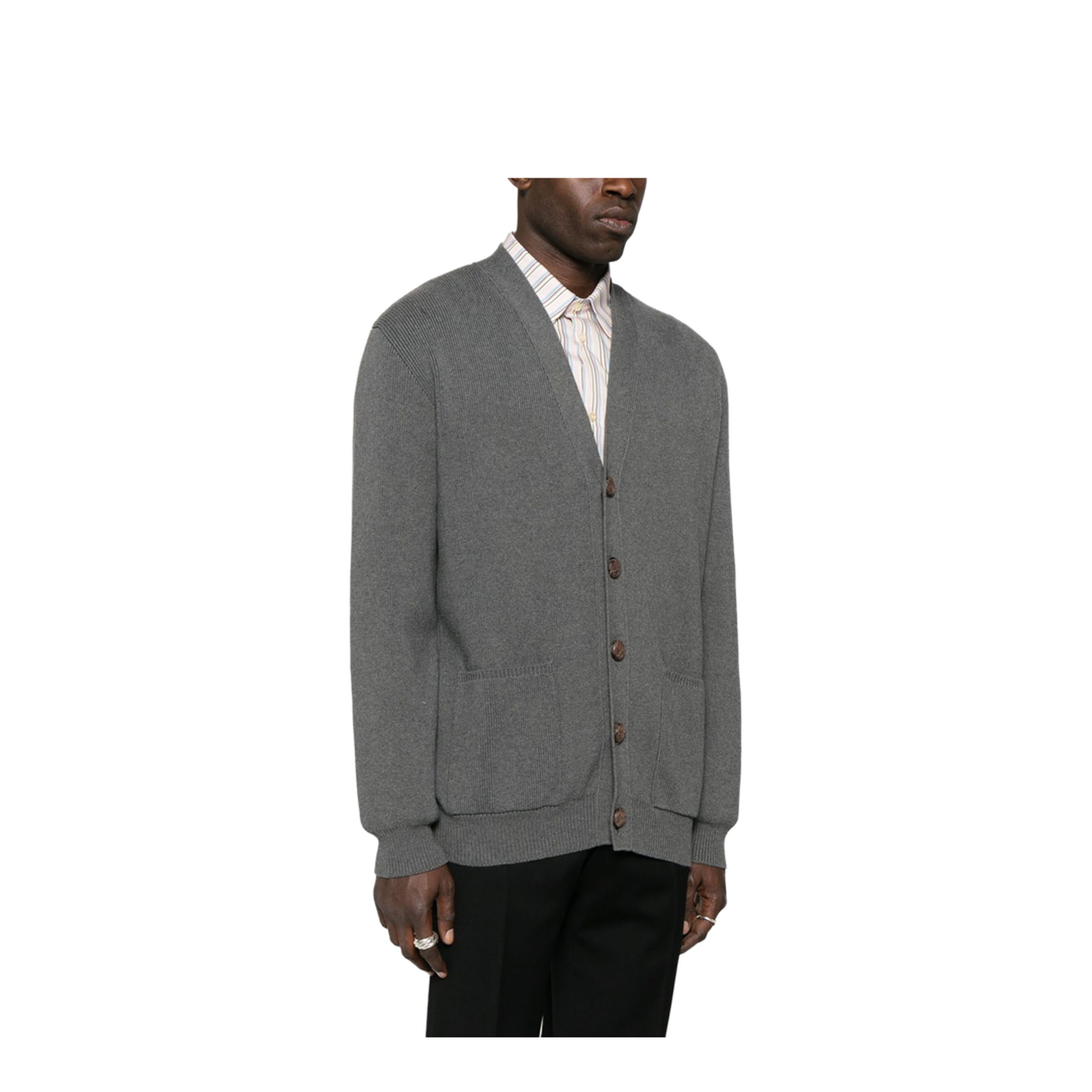 Melange Cotton Cardigan