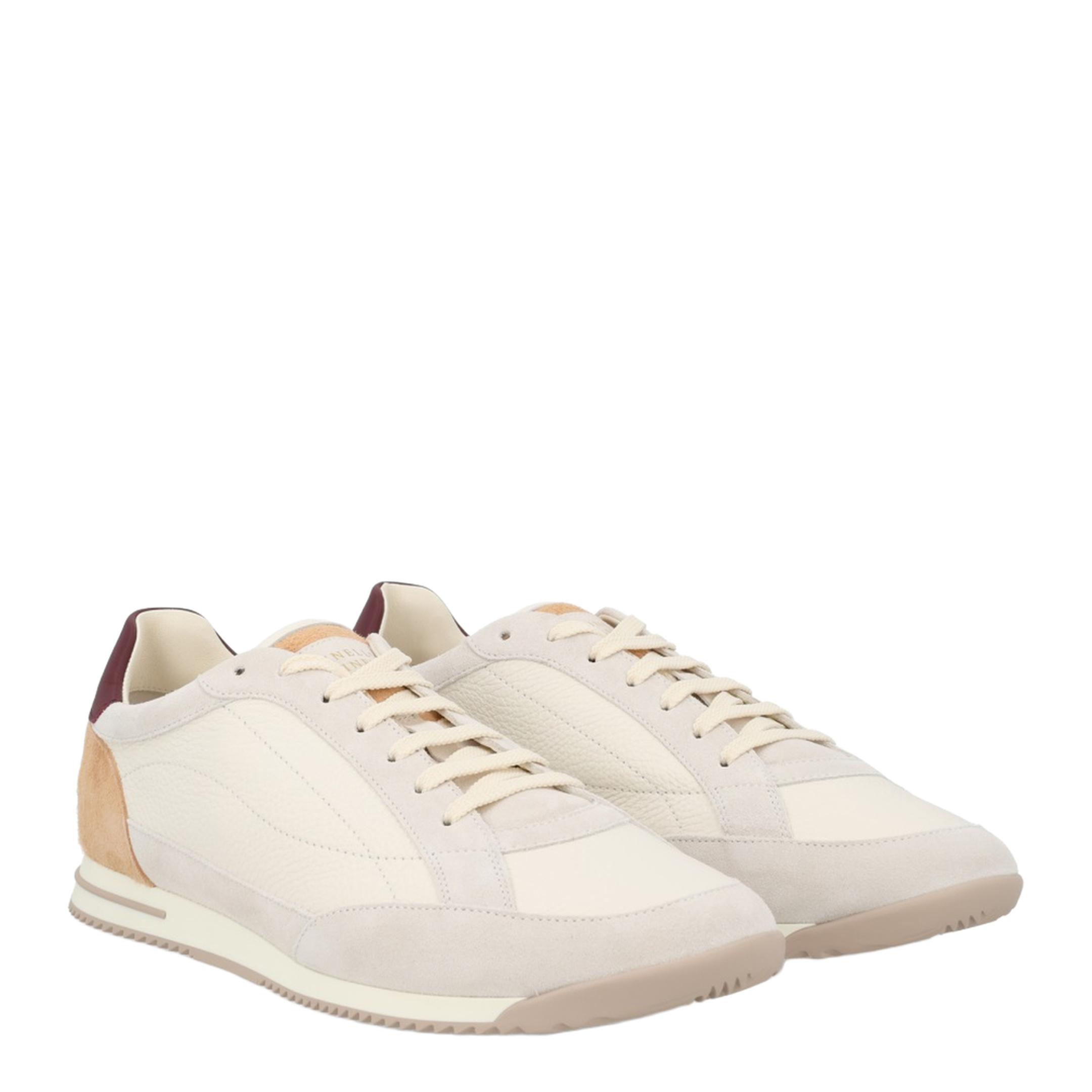 Sneaker with Suede Details