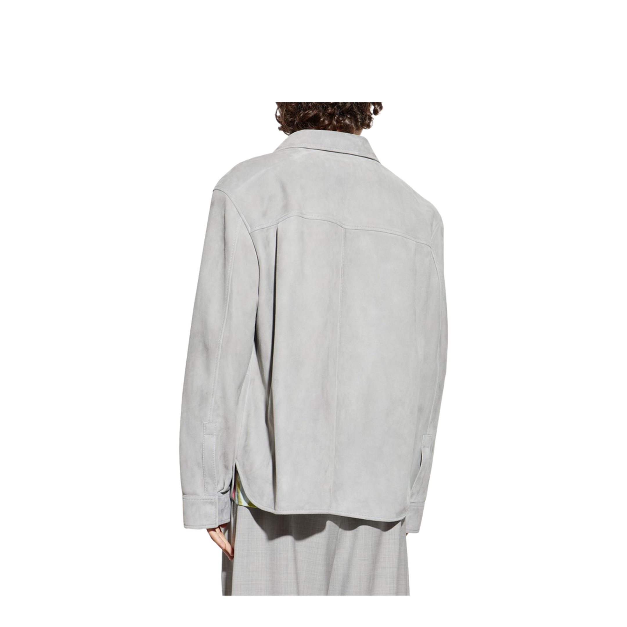 Suede Leather Overshirt