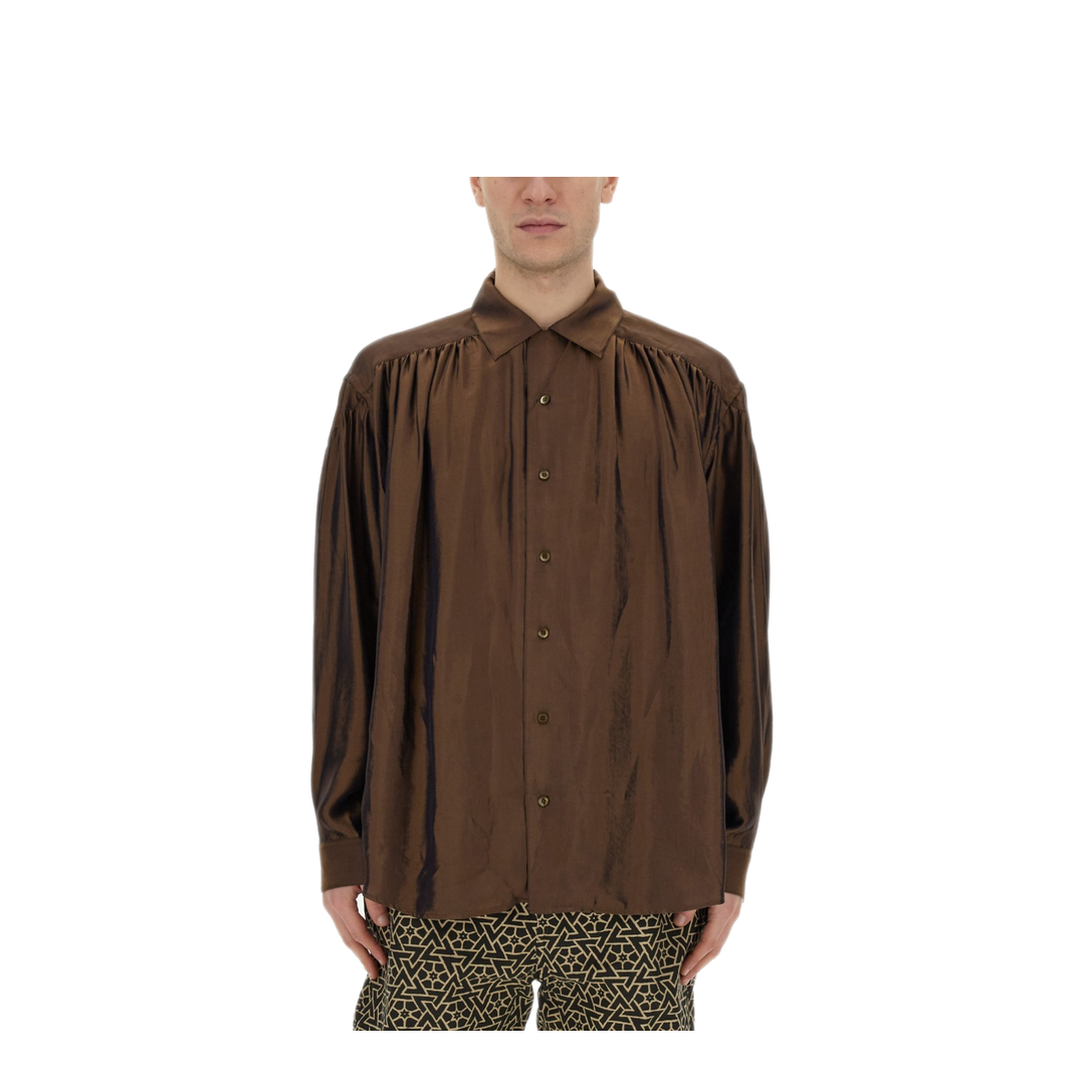 MAYFEYR - AïE - Oversize Shirt - NS943CBROWN